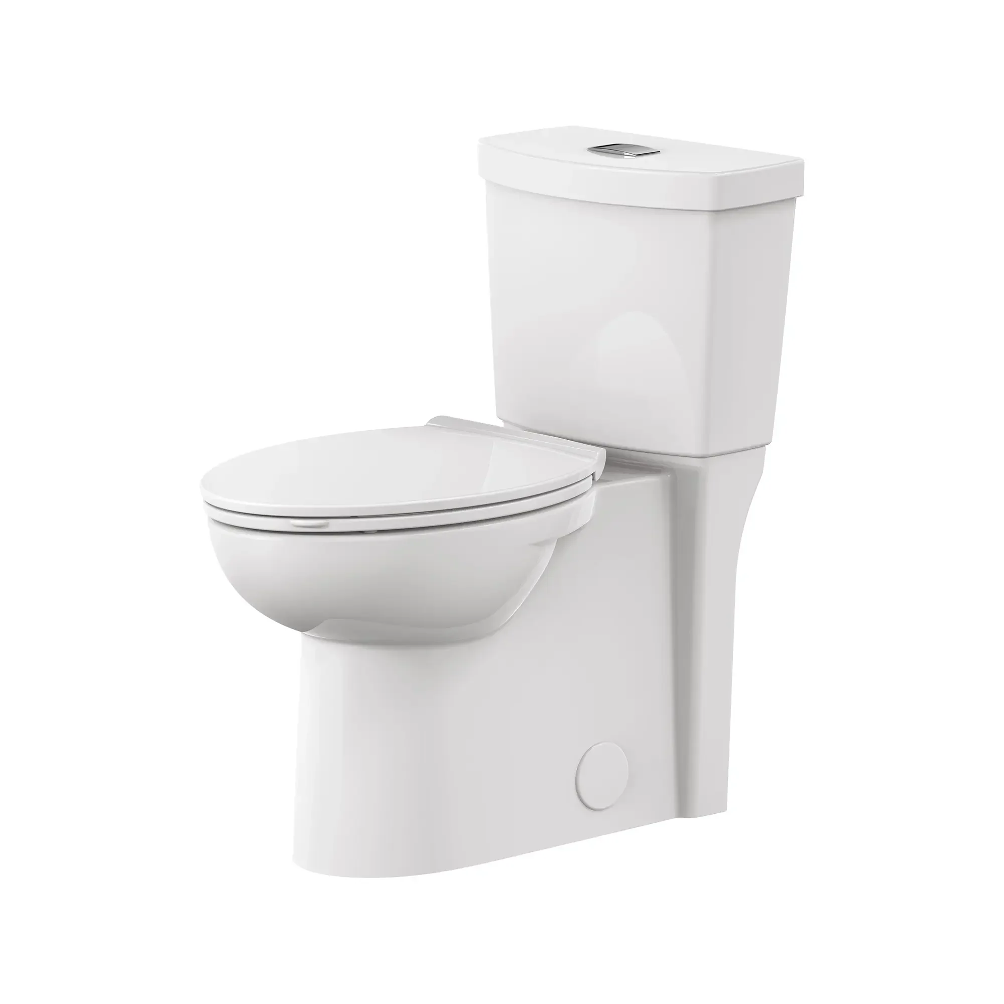 Clean 1.1 GPF/4.1 LPF 1.6 GPF/6.0 LPF Dual Flush Chair Height Elongated-Front 12-in. Rough-In Toilet with Seat