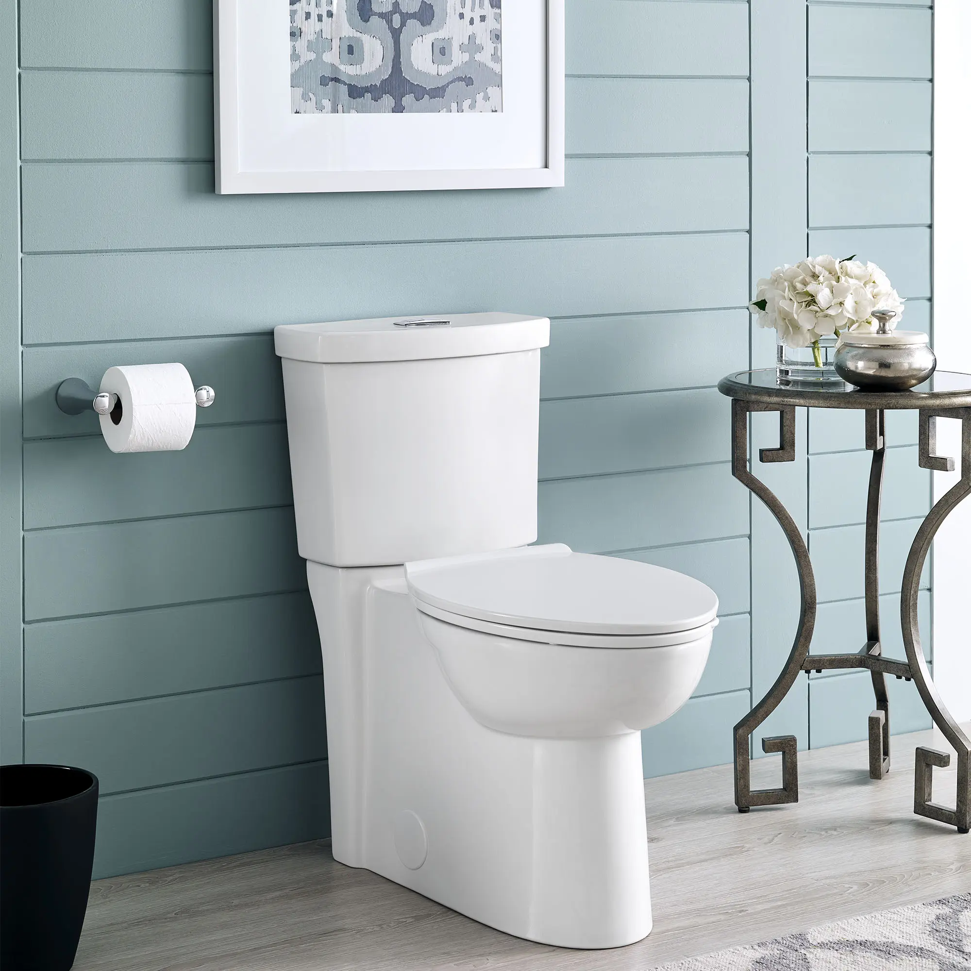 Clean 1.1 GPF/4.1 LPF 1.6 GPF/6.0 LPF Dual Flush Chair Height Elongated-Front 12-in. Rough-In Toilet with Seat - Image 12