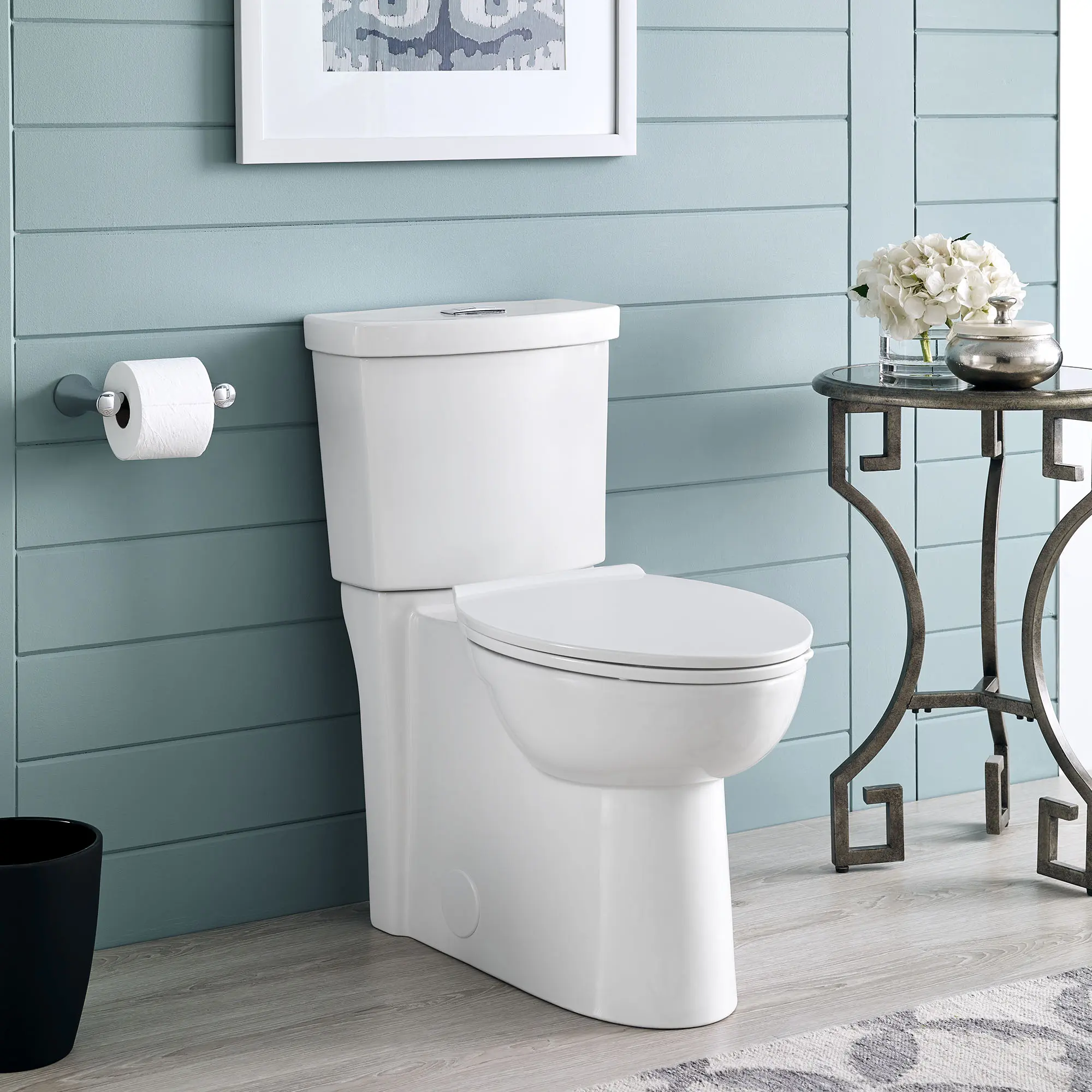 Clean 1.1 GPF/4.1 LPF 1.6 GPF/6.0 LPF Dual Flush Chair Height Elongated-Front 12-in. Rough-In Toilet with Seat - Image 26