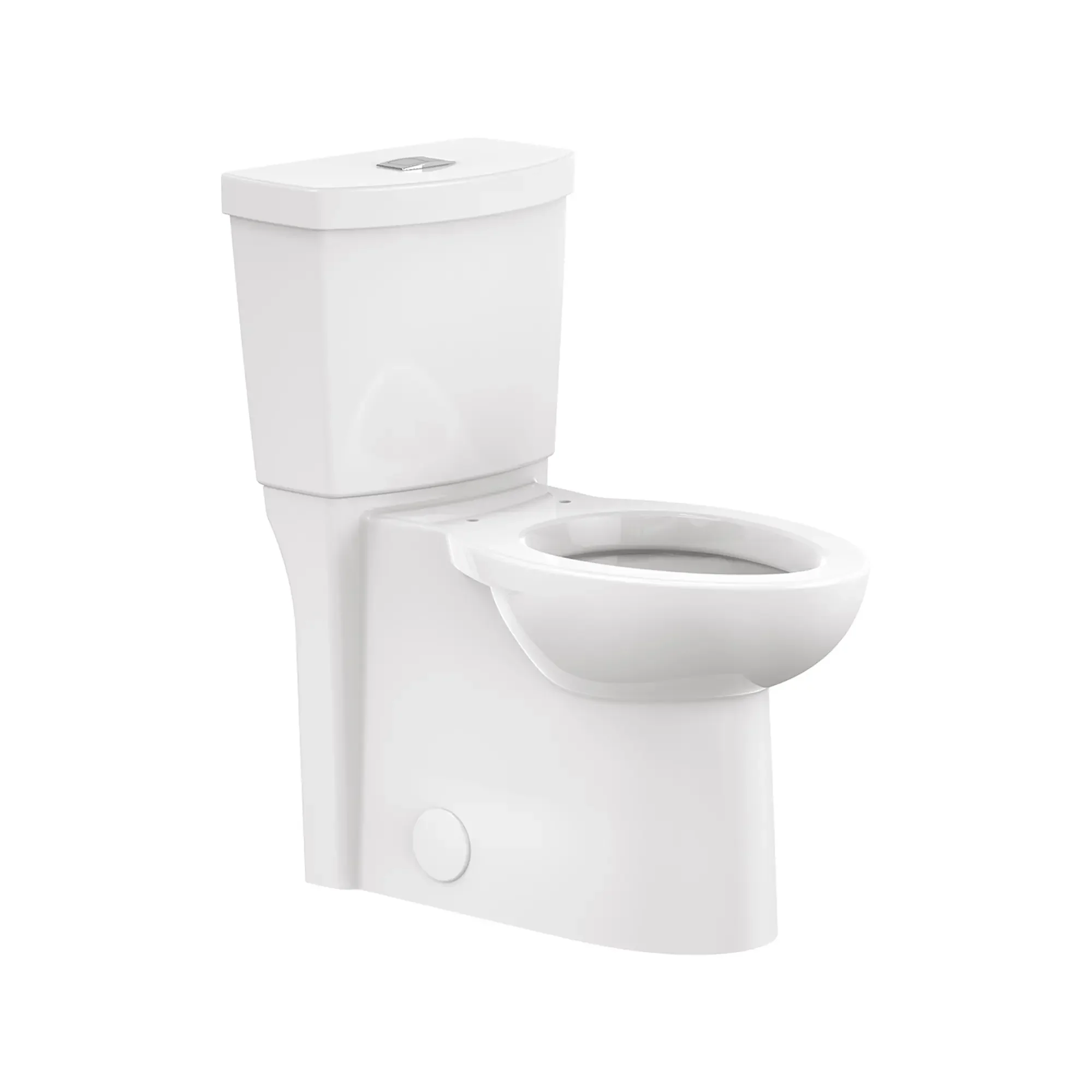 Clean 1.1 GPF/4.1 LPF 1.6 GPF/6.0 LPF Dual Flush Chair Height Elongated-Front 12-in. Rough-In Toilet with Seat - Image 3