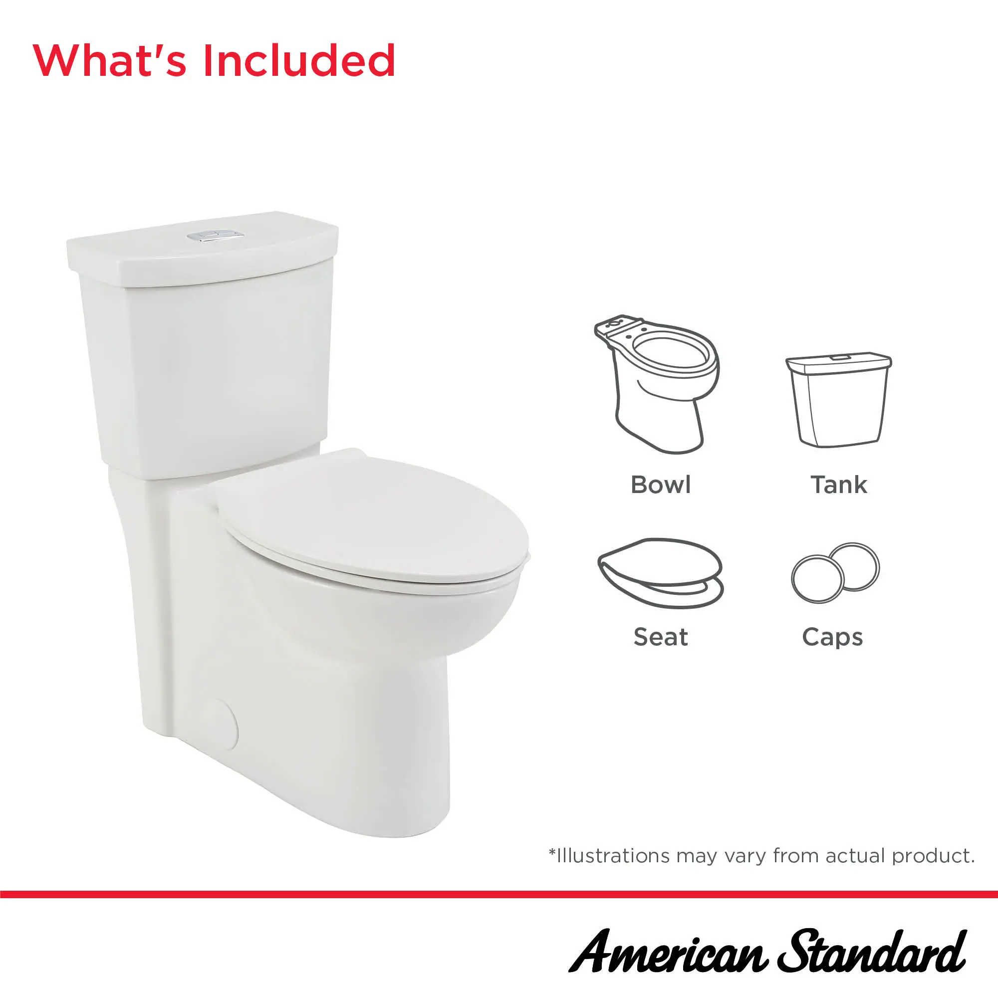 Clean 1.1 GPF/4.1 LPF 1.6 GPF/6.0 LPF Dual Flush Chair Height Elongated-Front 12-in. Rough-In Toilet with Seat - Image 18