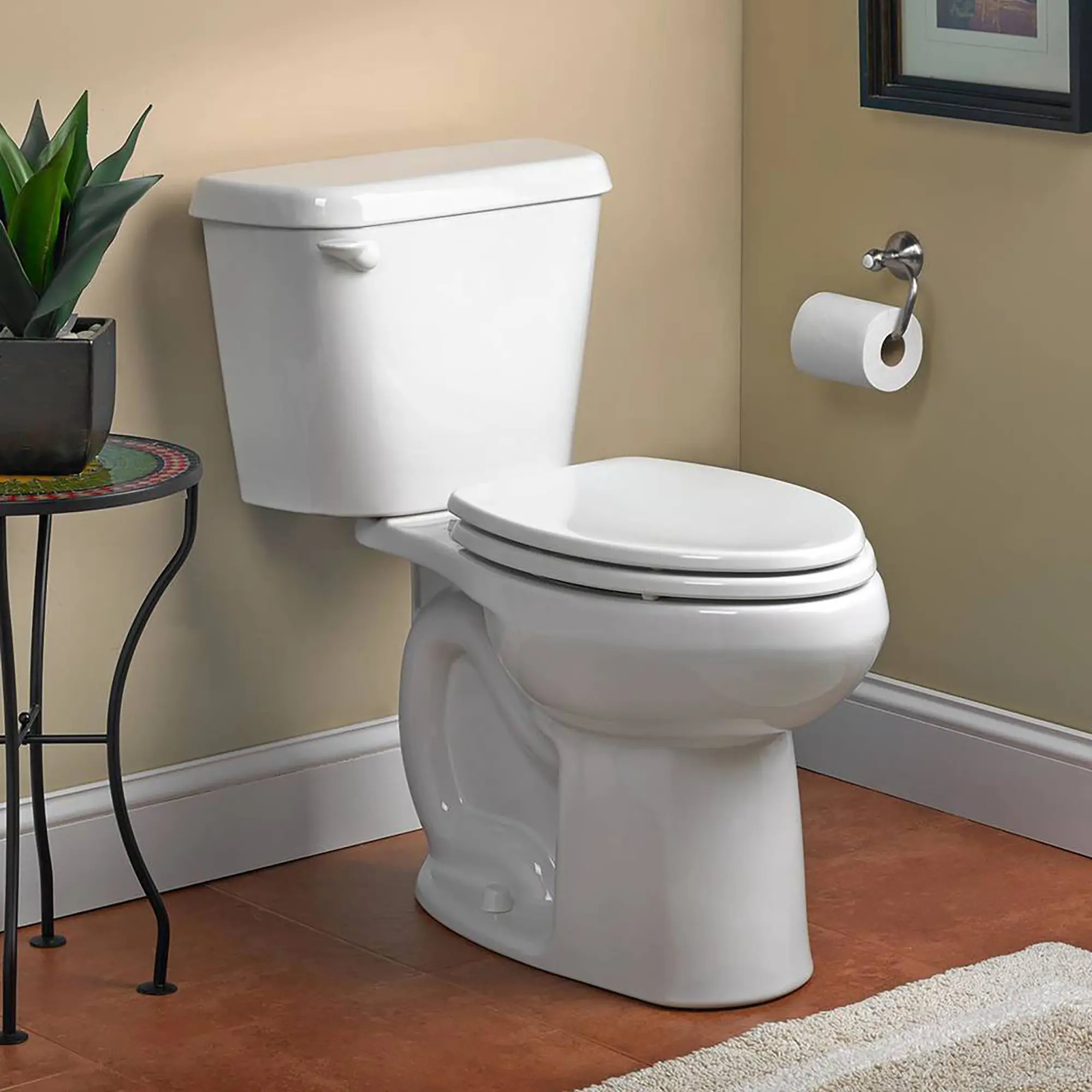 Colony 1.6 GPF/6.0 LPF Left Trip Lever Chair Height Elongated-Front Toilet with Seat - Image 3