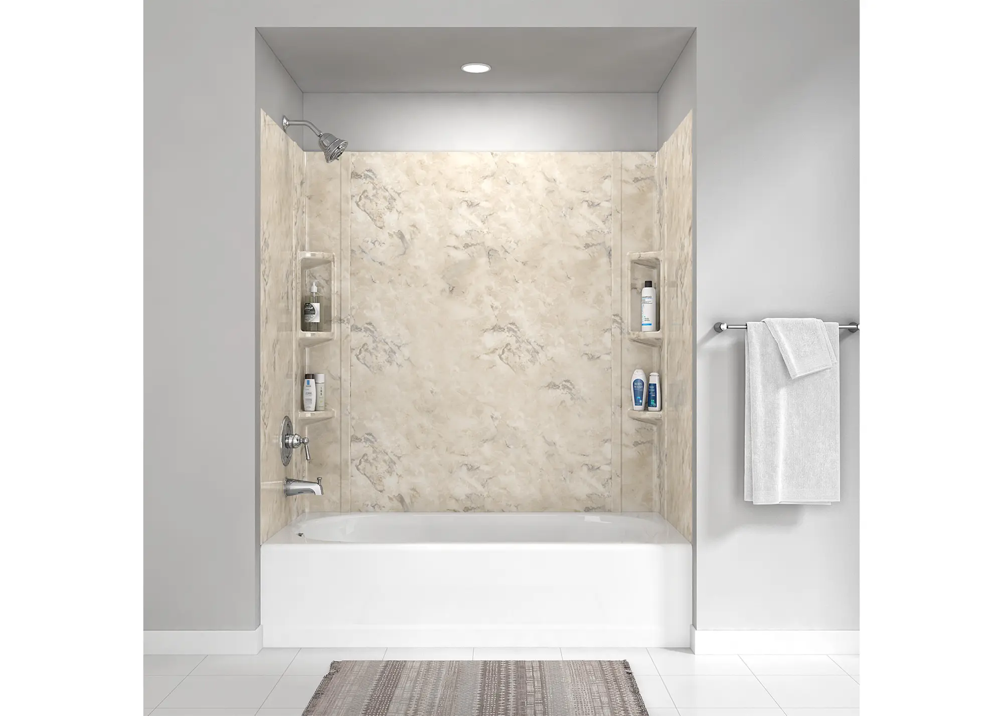 Colony 60x59-inch Bathtub Walls - Image 2