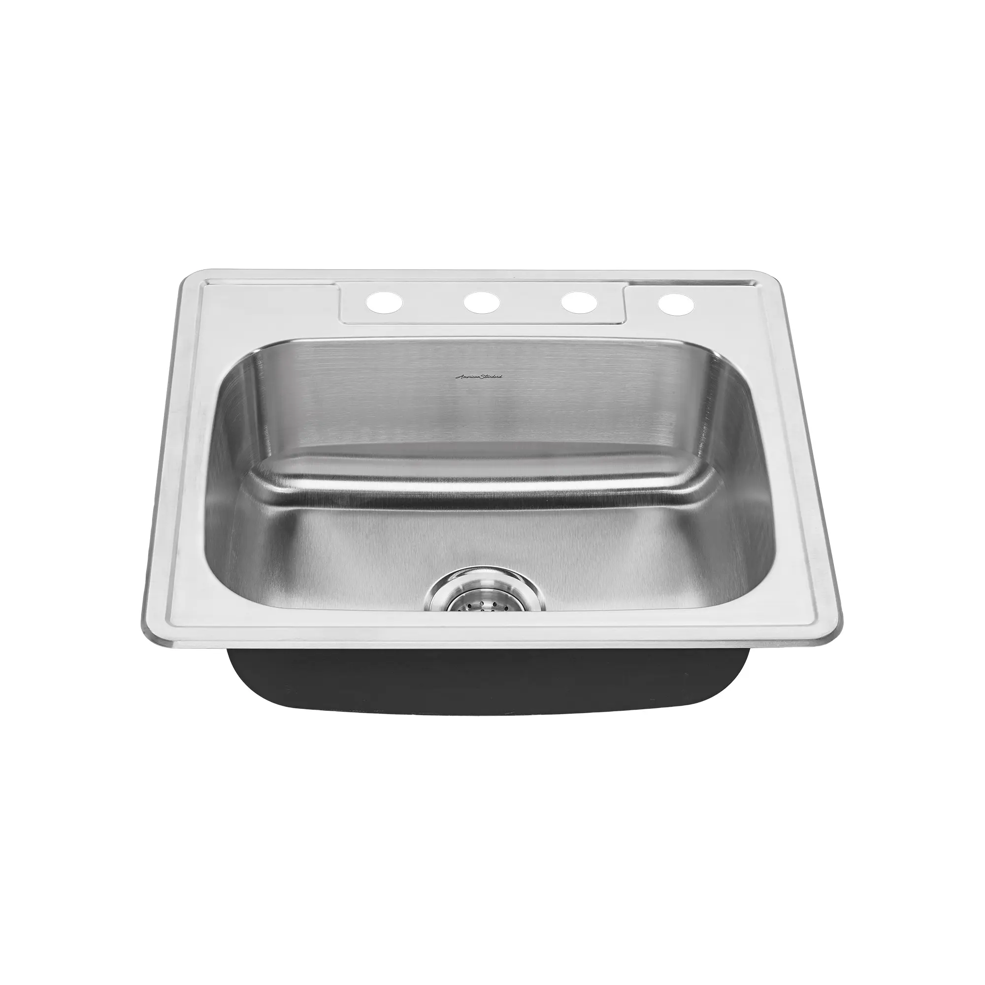 Colony® 25 x 22-Inch Stainless Steel 4-Hole Topmount Single-Bowl Kitchen Sink
