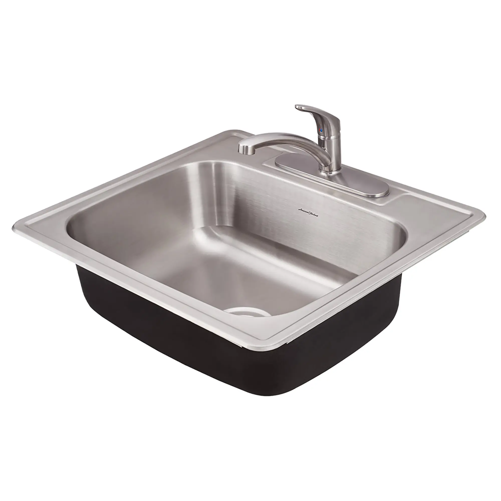 Colony® 25 x 22-Inch Stainless Steel Single-Bowl ADA Kitchen Sink With Colony® PRO Single Control Faucet System - Image 4