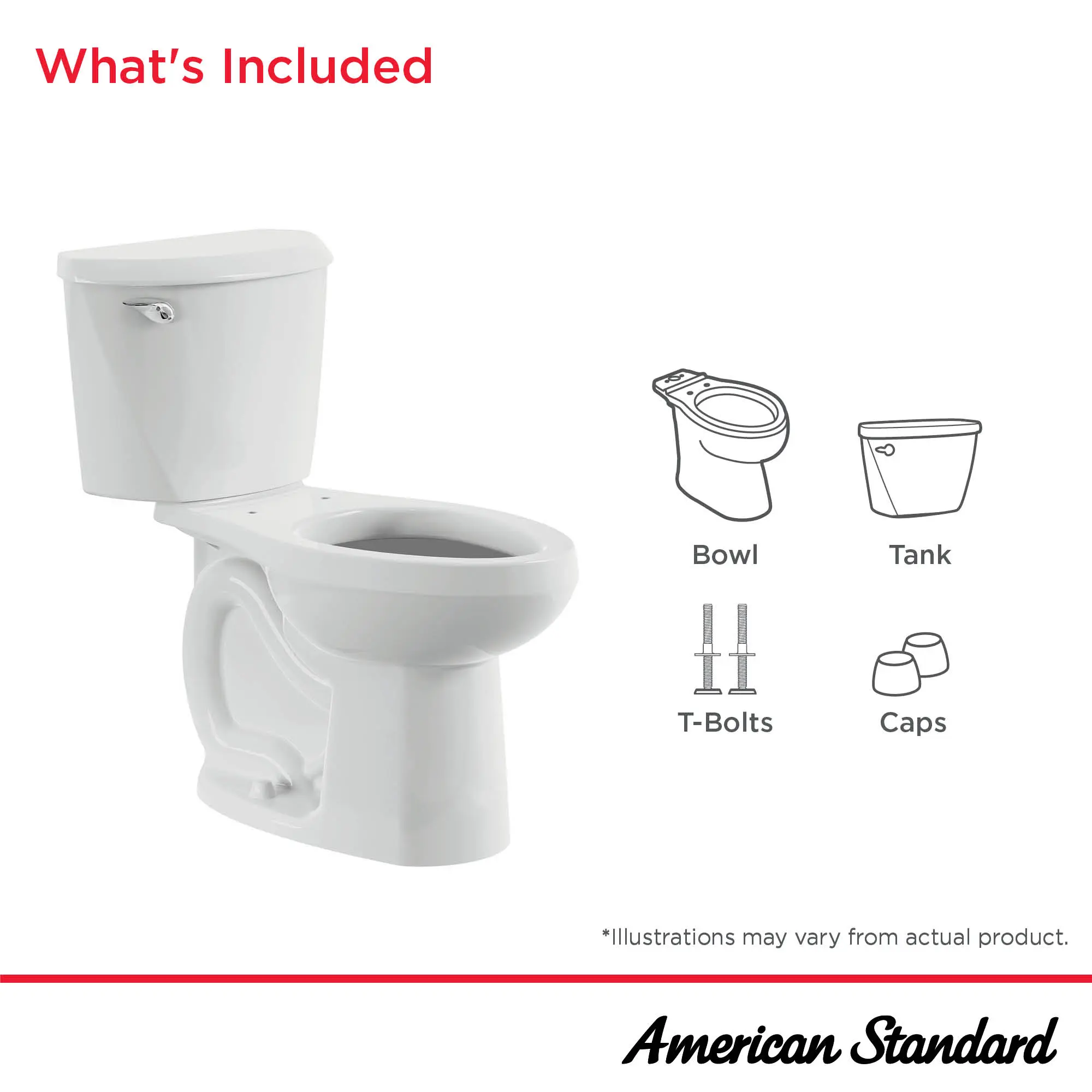 Colony®3 Two-Piece 1.28 gpf/4.8 Lpf Chair-Height Elongated Toilet Less Seat - Image 11