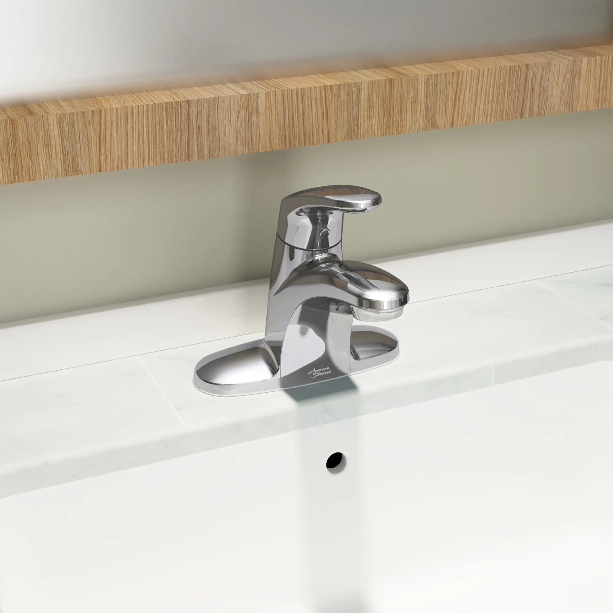 Colony® PRO 4-Inch Centerset Single-Handle Bathroom Faucet 1.2 gpm/4.5 L/min With Grid Drain and Lever Handle - Image 6