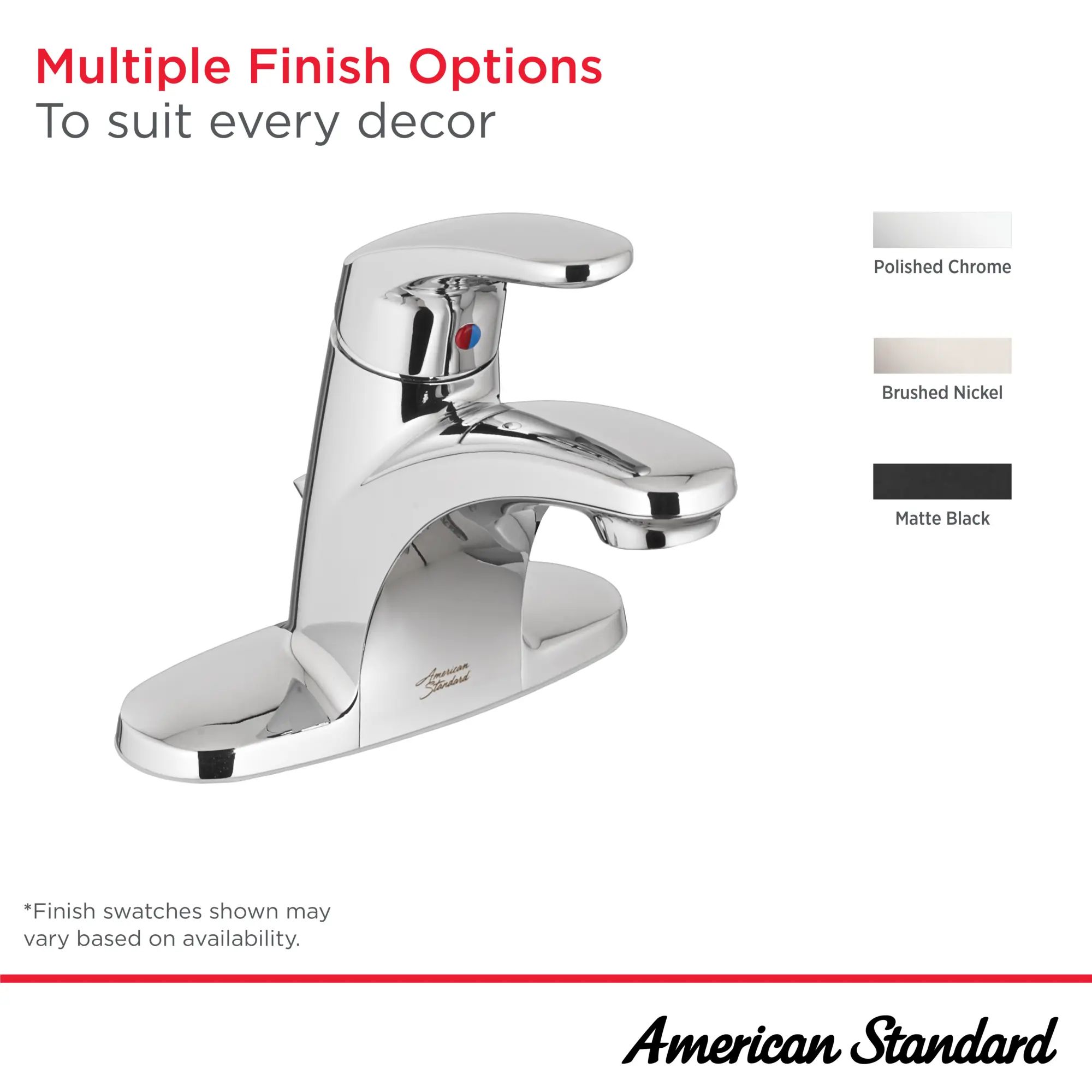 Colony® PRO 4-Inch Centerset Single-Handle Bathroom Faucet 1.2 gpm/4.5 Lpm Less Drain With Lever Handle - Image 33