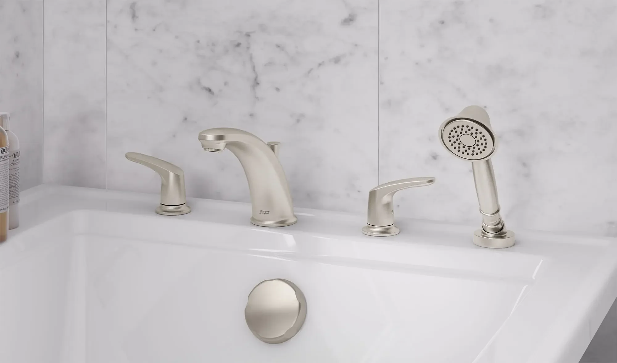 Colony® PRO Bathtub Faucet Trim With Lever Handles and Personal Shower for Flash® Rough-In Valve - Image 3