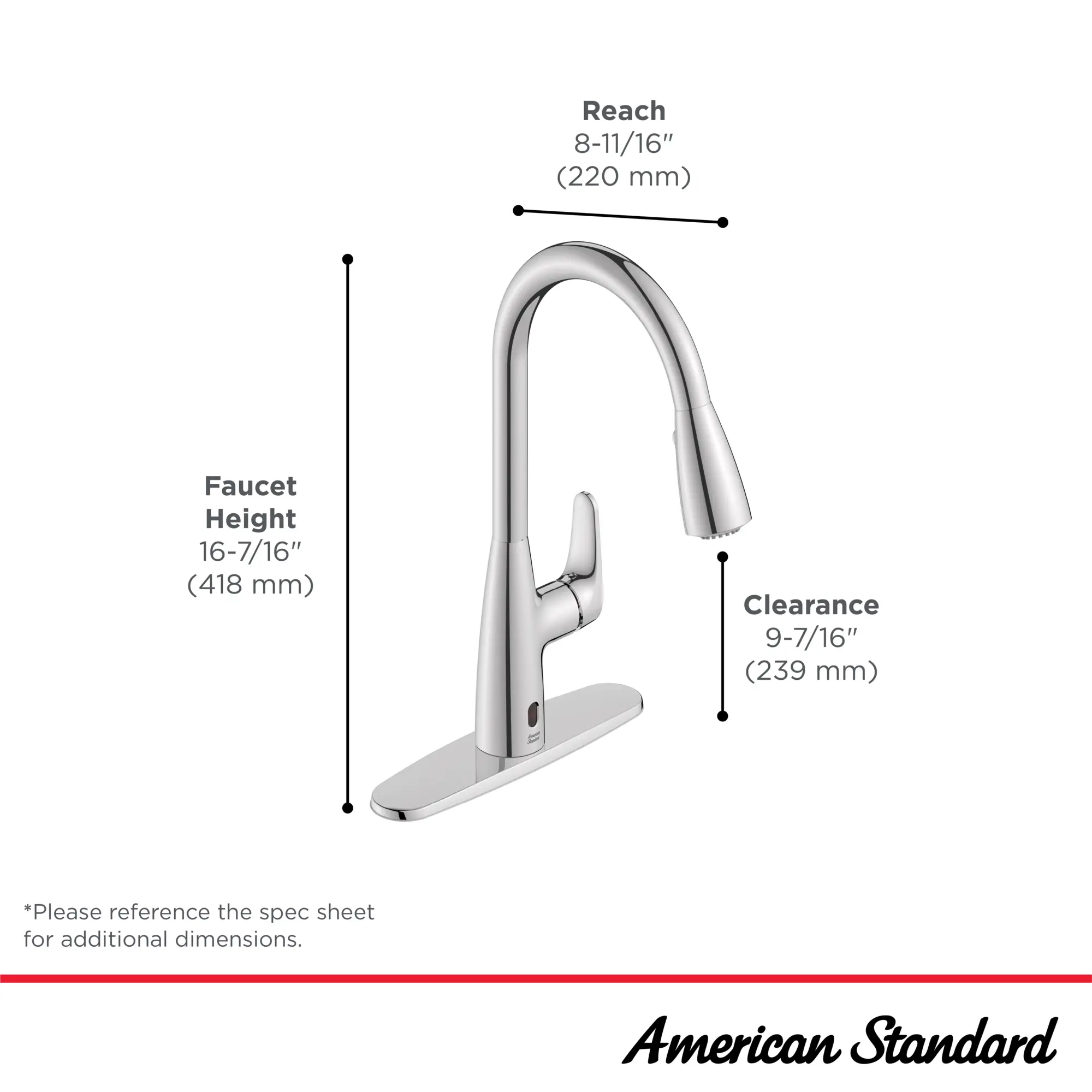 Colony® PRO Touchless Single-Handle Pull-Down Dual Spray Kitchen Faucet 1.5 gpm/5.7 L/min - Image 23