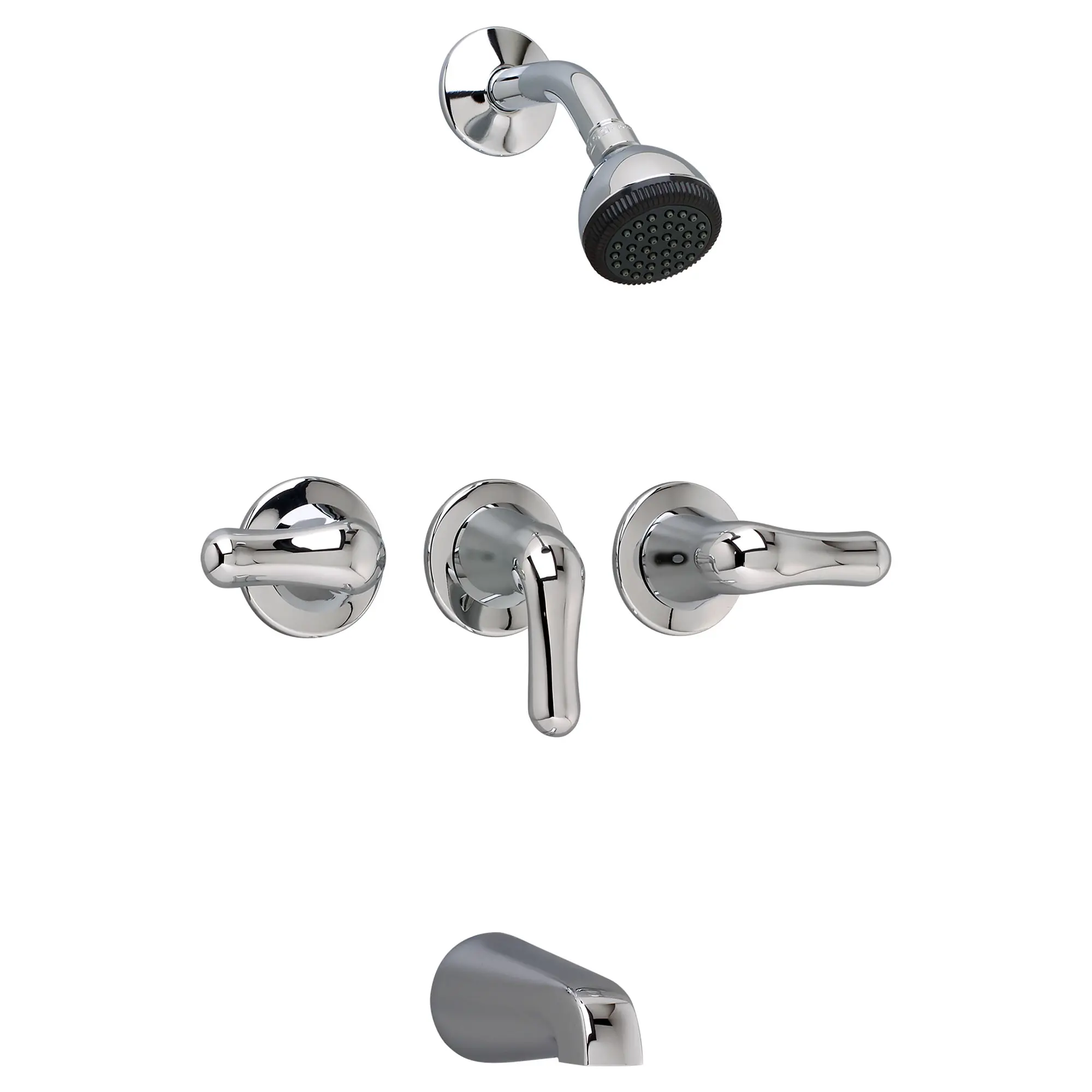 Colony® Soft 2.5 gpm/9.5 L/min 3-Handle Tub and Shower Valve and Trim Kit With Lever Handles - Image 3