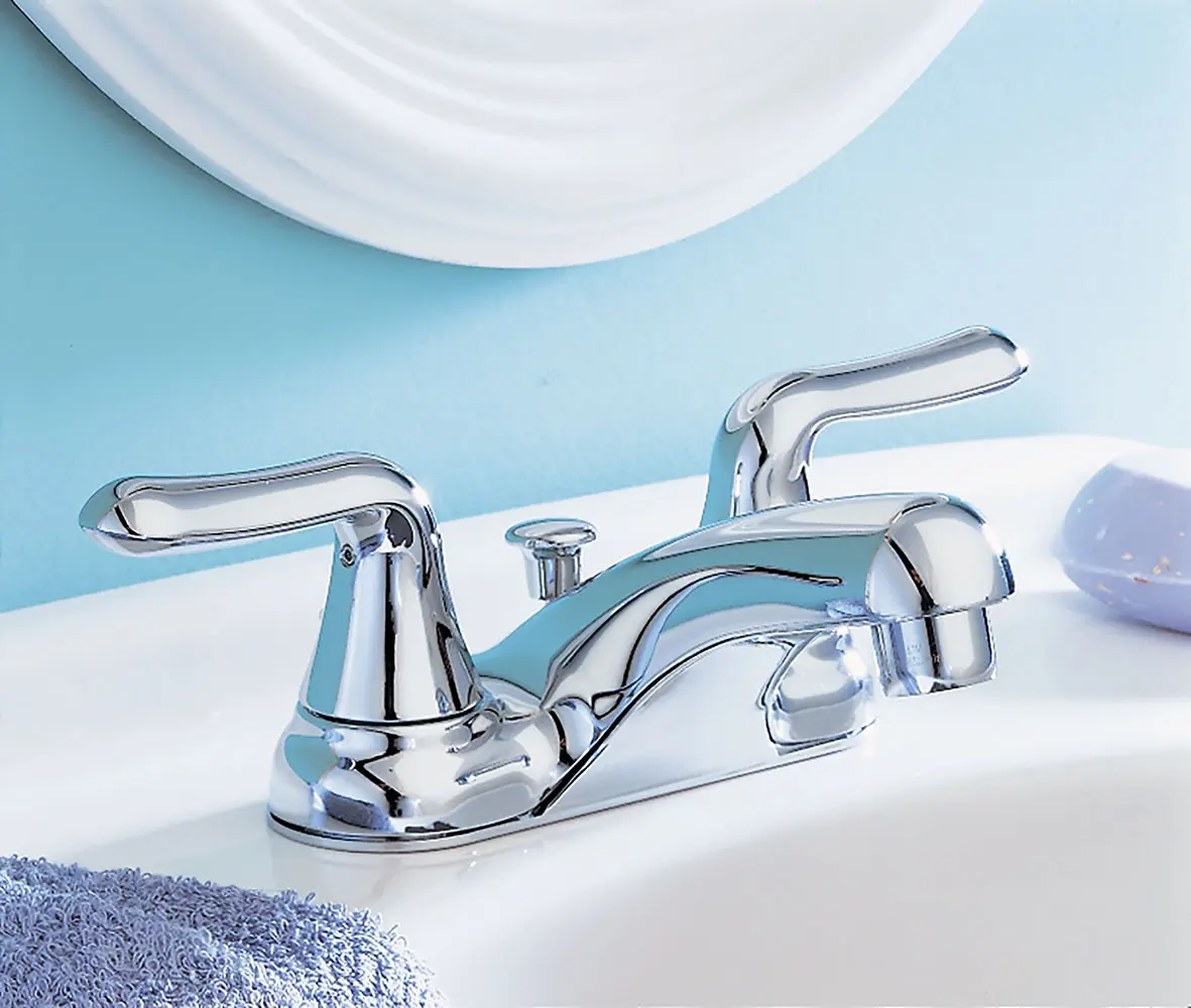 Colony® Soft 4-Inch Centerset 2-Handle Bathroom Faucet 1.2 gpm/4.5 L/min With Lever Handles - Image 4