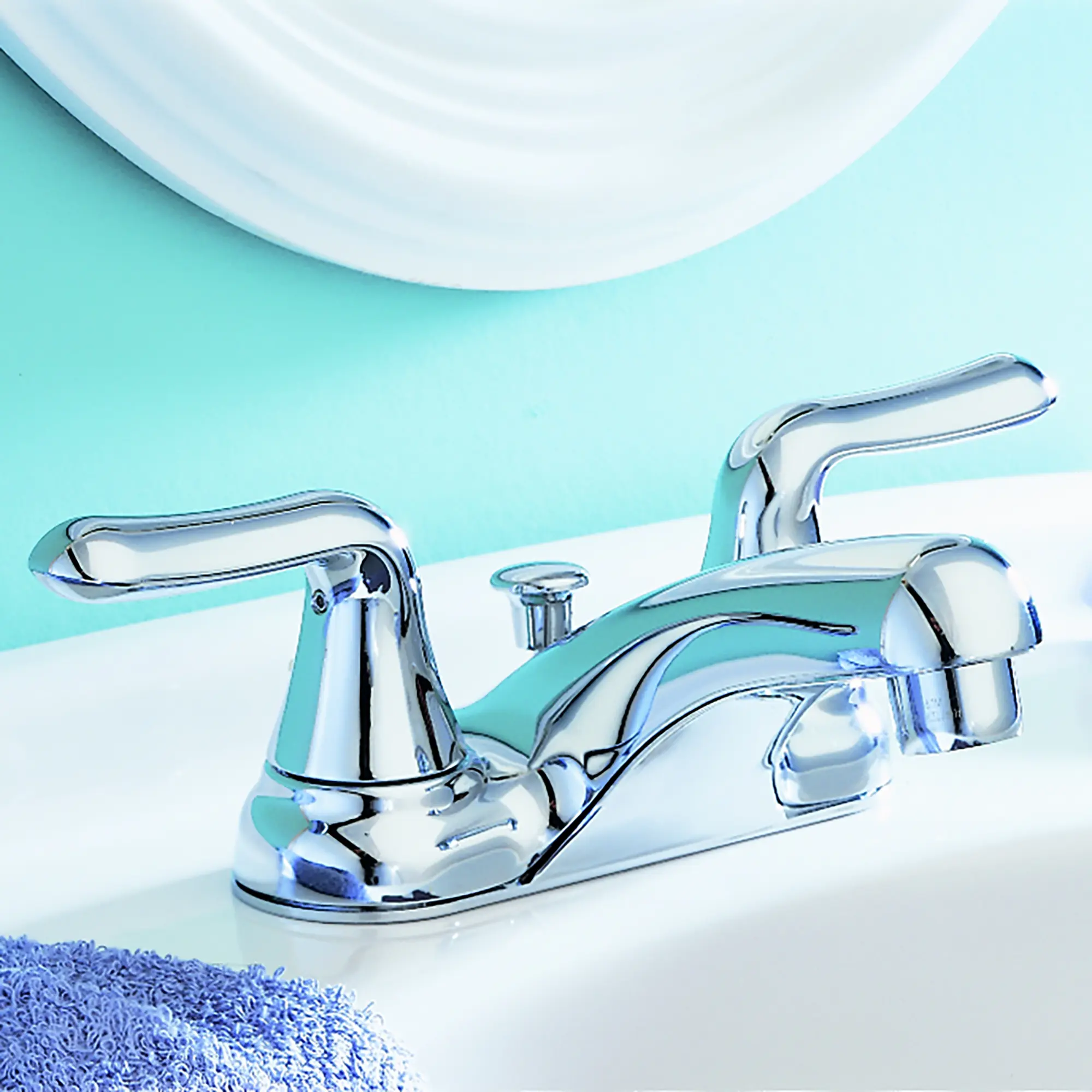 Colony® Soft 4-Inch Centerset 2-Handle Bathroom Faucet 1.2 gpm/4.5 L/min With Lever Handles - Image 4