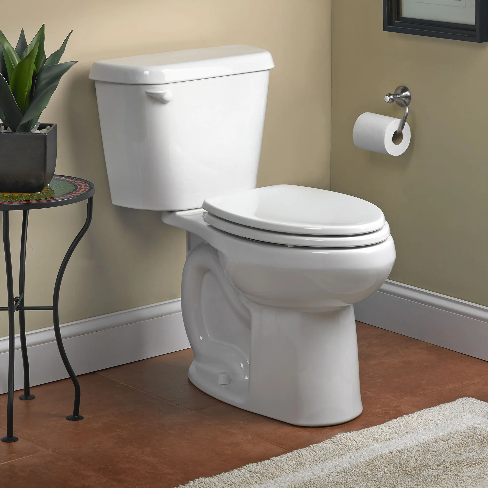 Colony® Two-Piece 1.28 gpf/4.8 Lpf Standard Height Elongated 10-Inch Rough Toilet Less Seat - Image 15