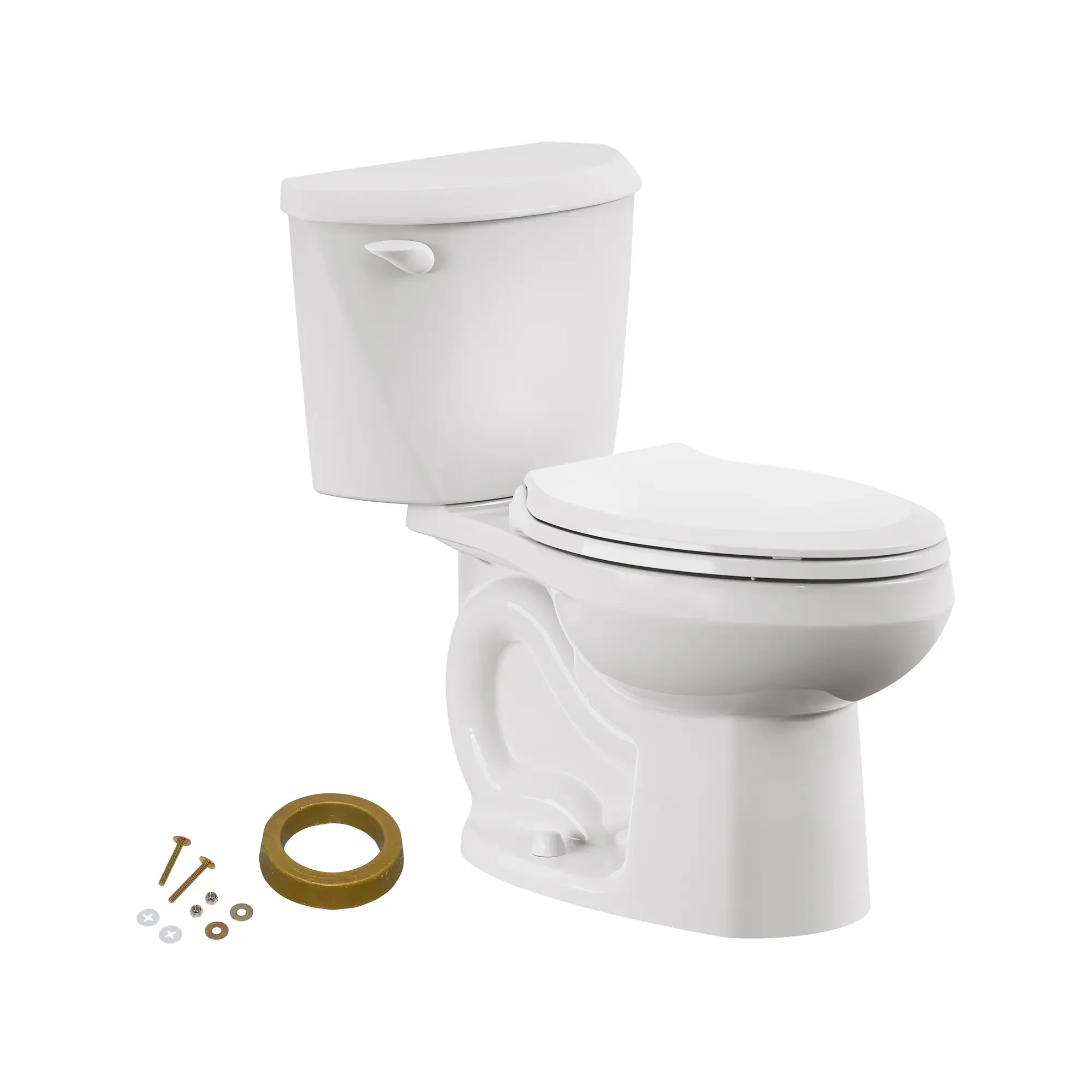 Colony3® Two-Piece 1.28 gpf/4.8 Lpf Chair Height Elongated Toilet with Seat and Wax Ring - Image 10