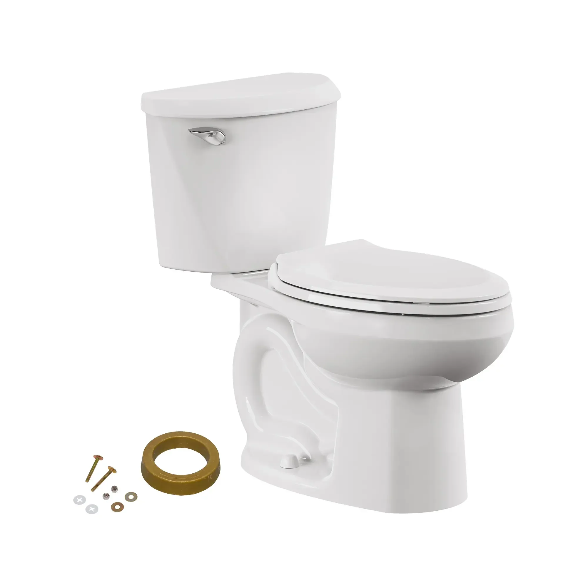 Colony3® Two-Piece 1.28 gpf/4.8 Lpf Chair Height Elongated Toilet with Seat and Wax Ring - Image 5