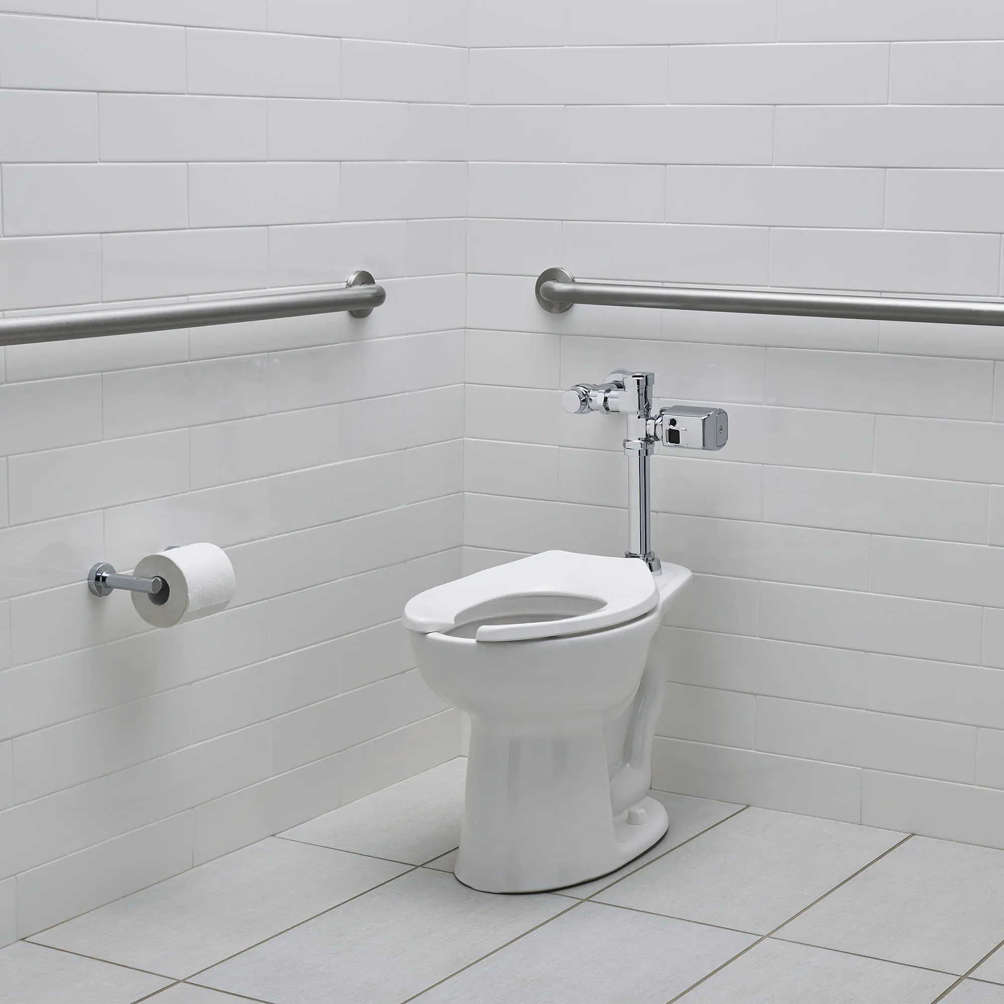 Commercial Heavy Duty Open Front Elongated Toilet Seat - Image 9