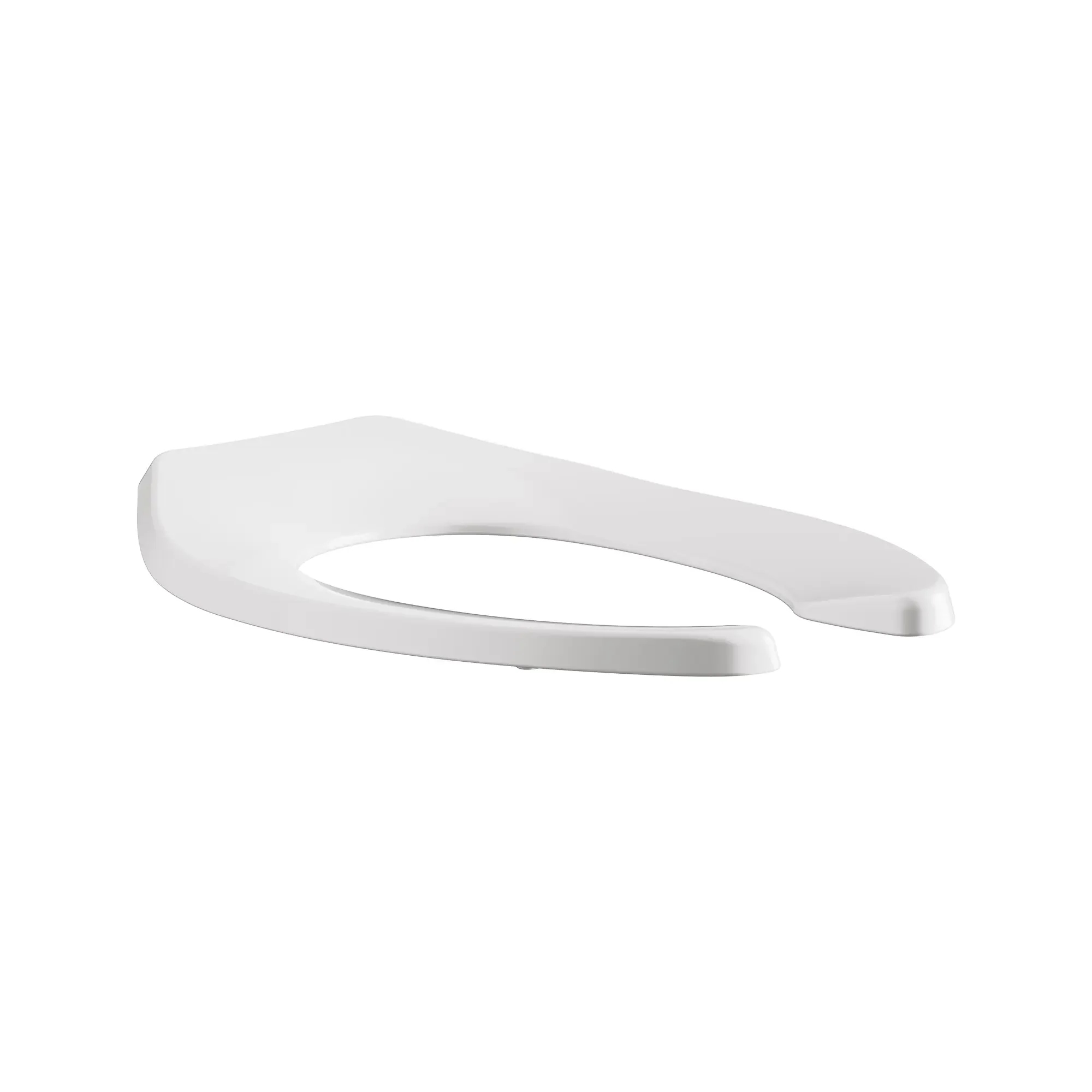 Commercial Heavy Duty Open Front Elongated Toilet Seat with EverClean® Surface and Self-sustaining Hinges - Image 3