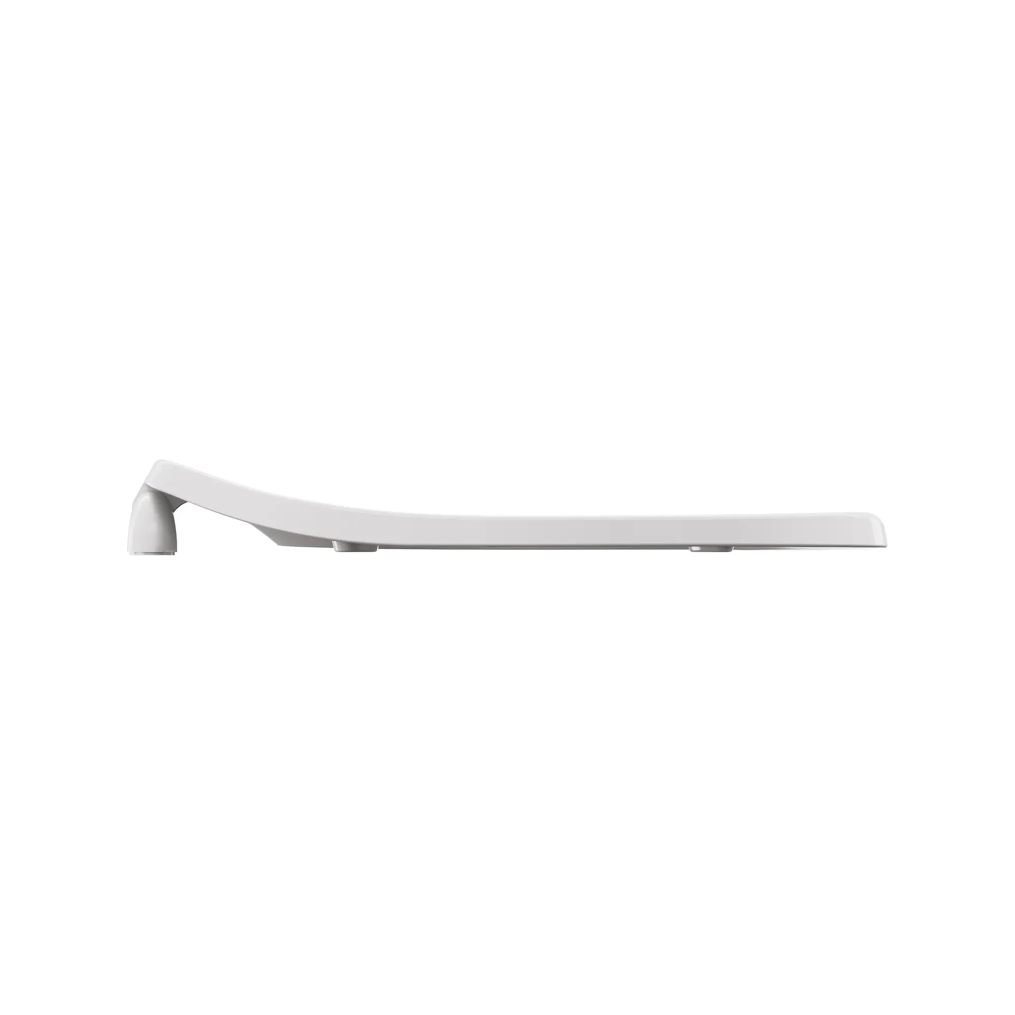 Commercial Heavy Duty Open Front Elongated Toilet Seat with EverClean® Surface and Self-sustaining Hinges - Image 4