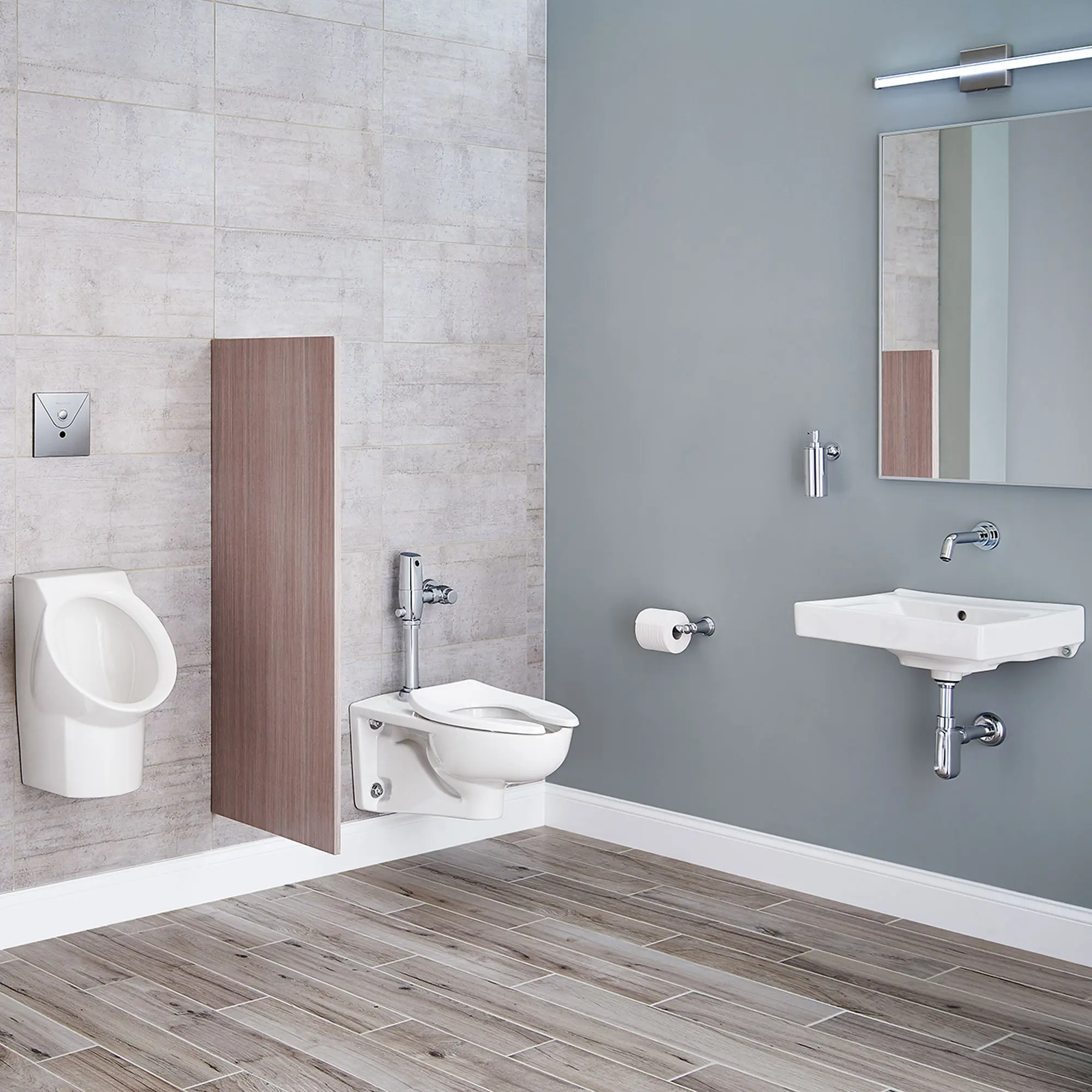 Commercial Heavy Duty Open Front Elongated Toilet Seat with EverClean® Surface and Self-sustaining Hinges - Image 8