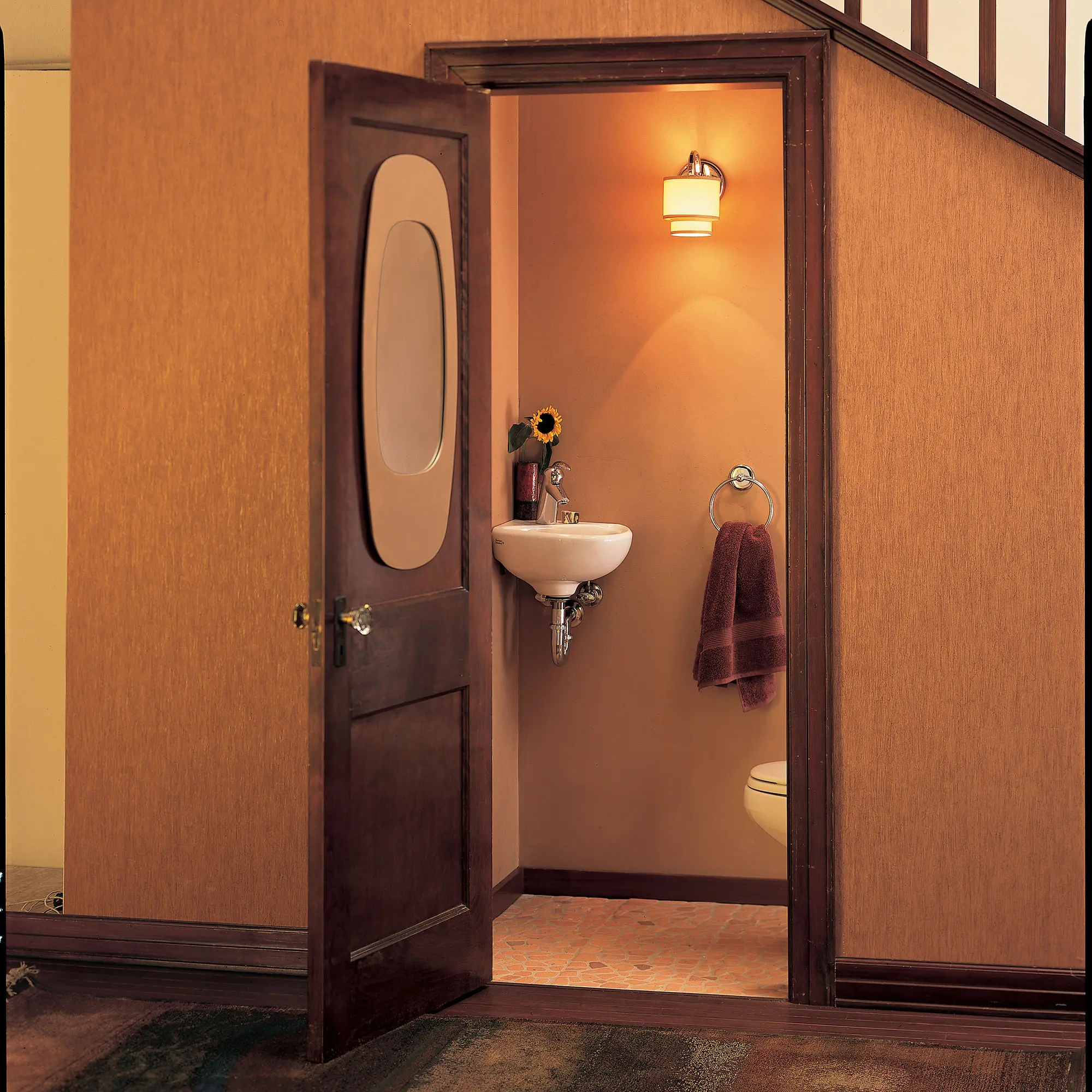 Corner Minette® Wall-Hung Sink With Center Hole Only - Image 2