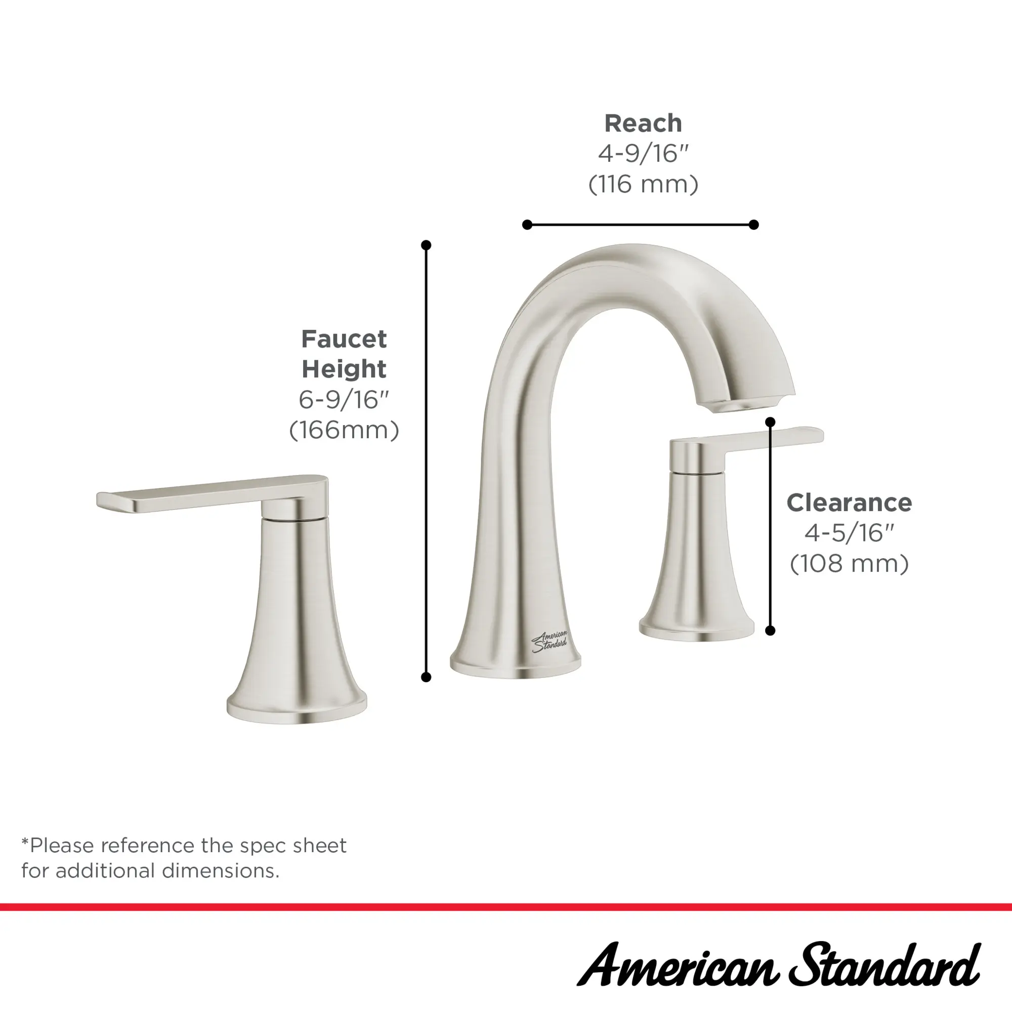 Corsham 8-Inch Widespread 2-Handle Bathroom Faucet 1.2 gpm/4.5 L/min with Lever Handle - Image 26
