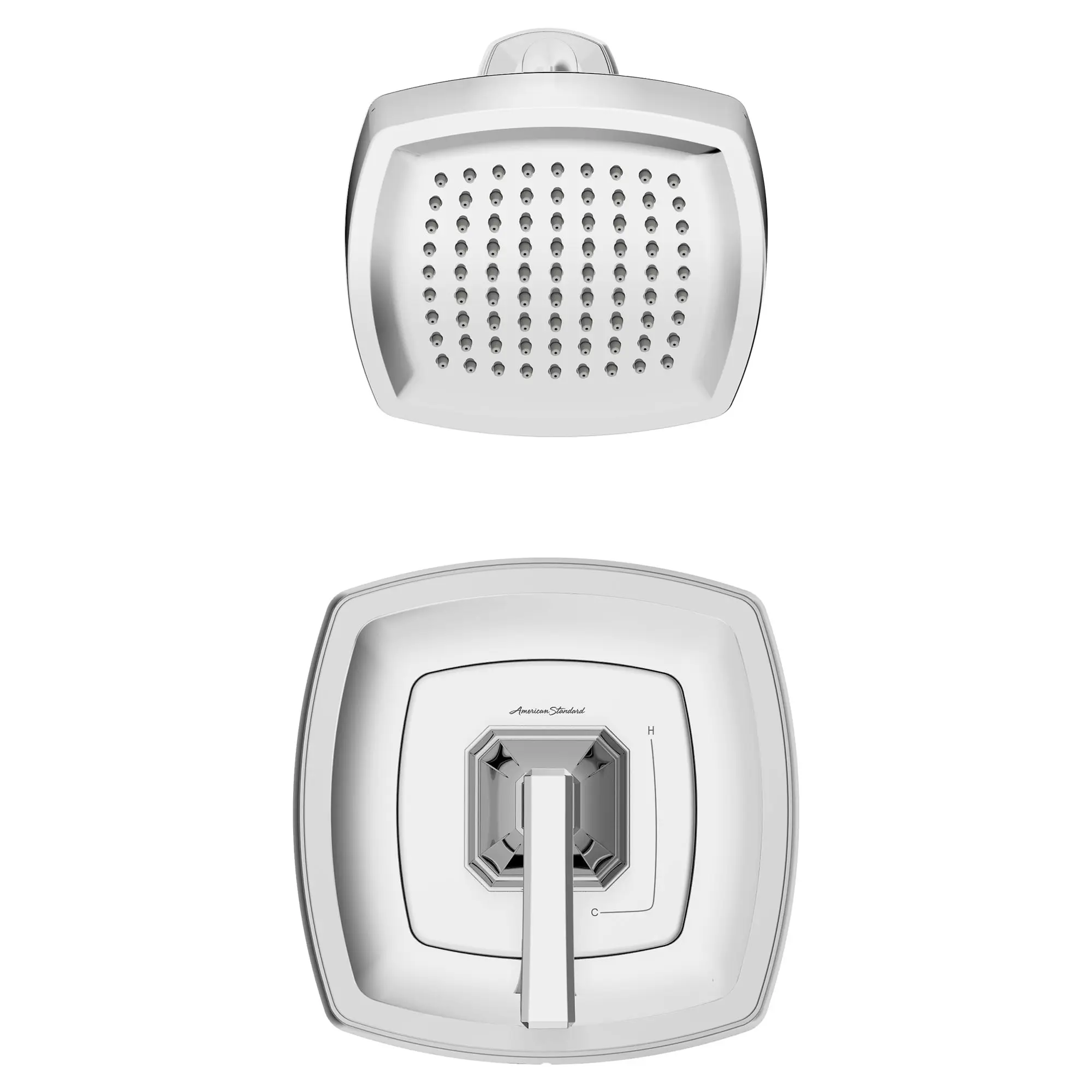 Crawford 2.5 gpm/9.5 L/min Shower Trim Kit With Showerhead, Double Ceramic Pressure Balance Cartridge With Lever Handle - Image 9