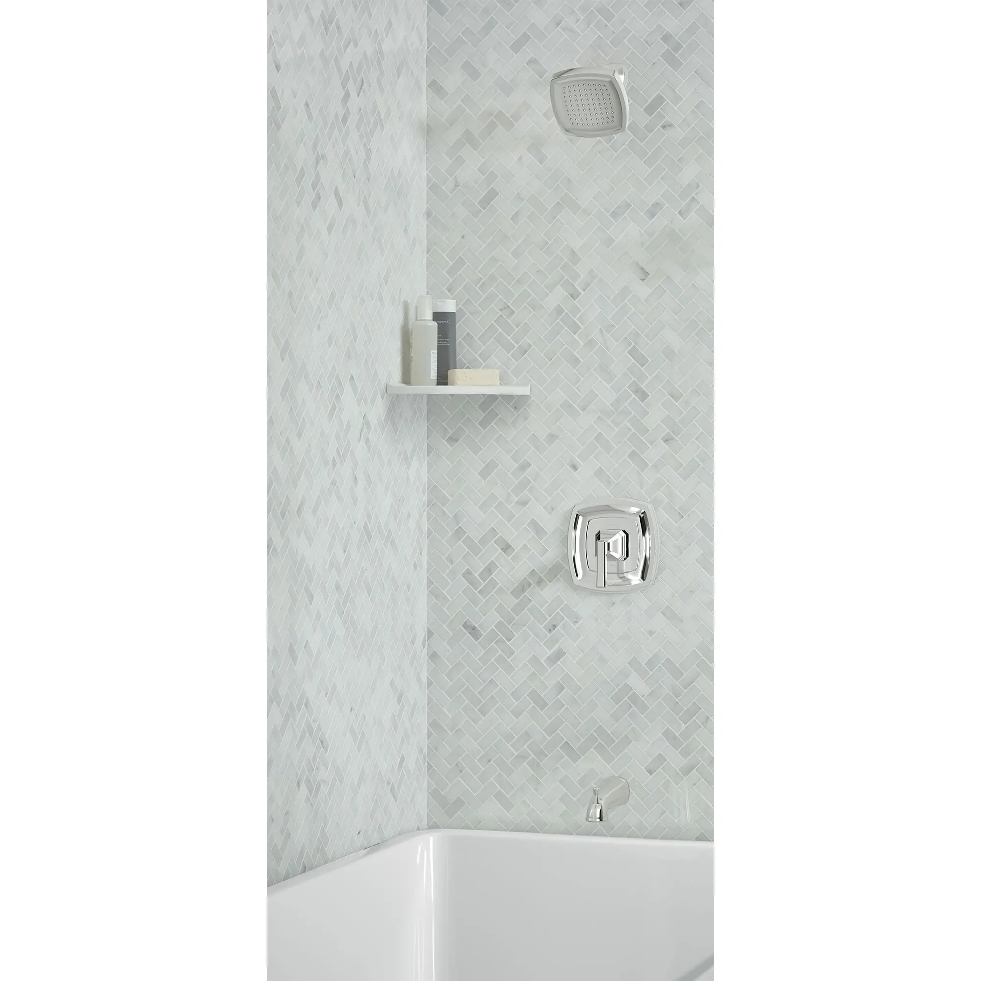 Crawford 2.5 gpm/9.5 L/min Tub and Shower Trim Kit With Showerhead, Double Ceramic Pressure Balance Cartridge With Lever Handle - Image 10