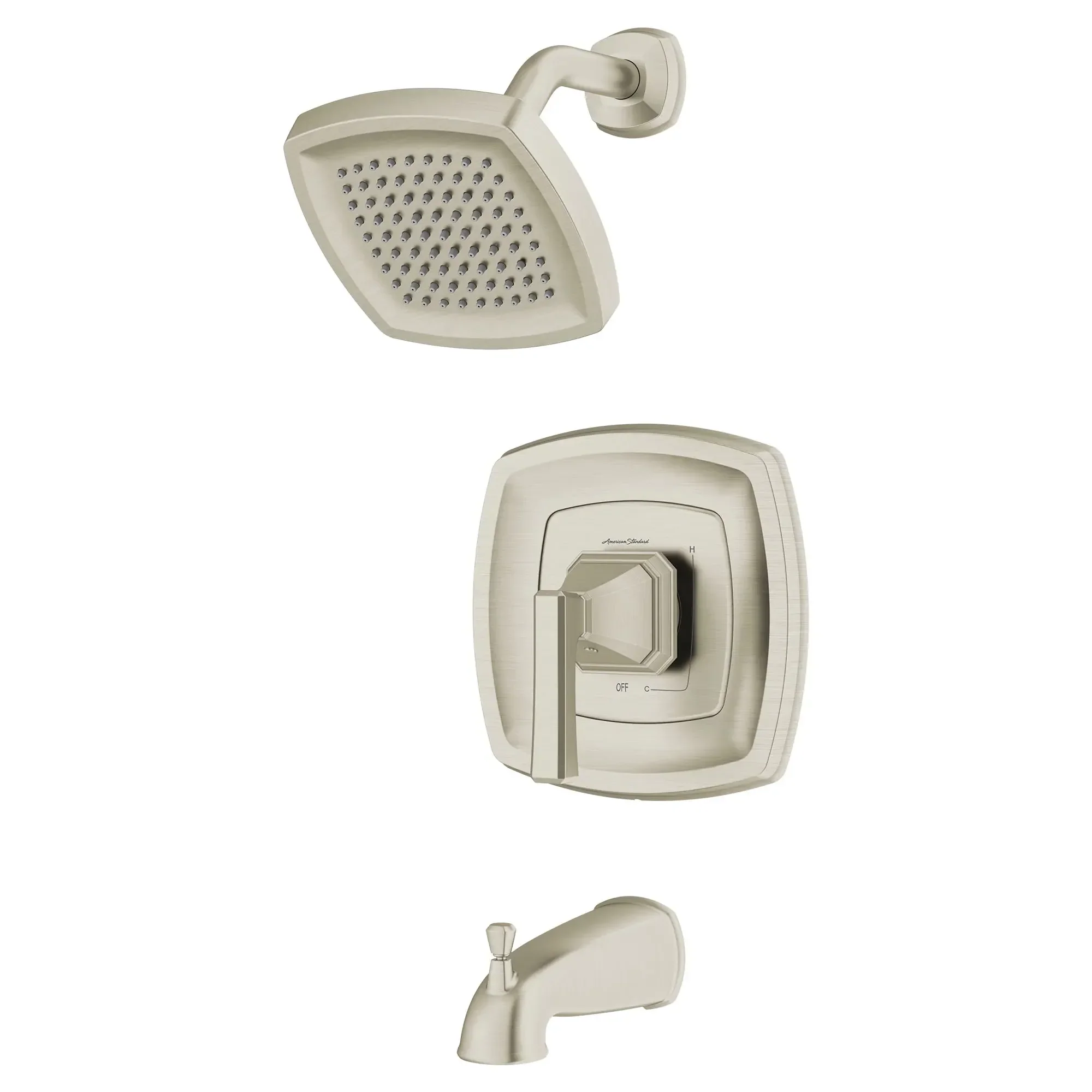 Crawford 2.5 gpm/9.5 L/min Tub and Shower Trim Kit With Showerhead, Double Ceramic Pressure Balance Cartridge With Lever Handle - Image 17