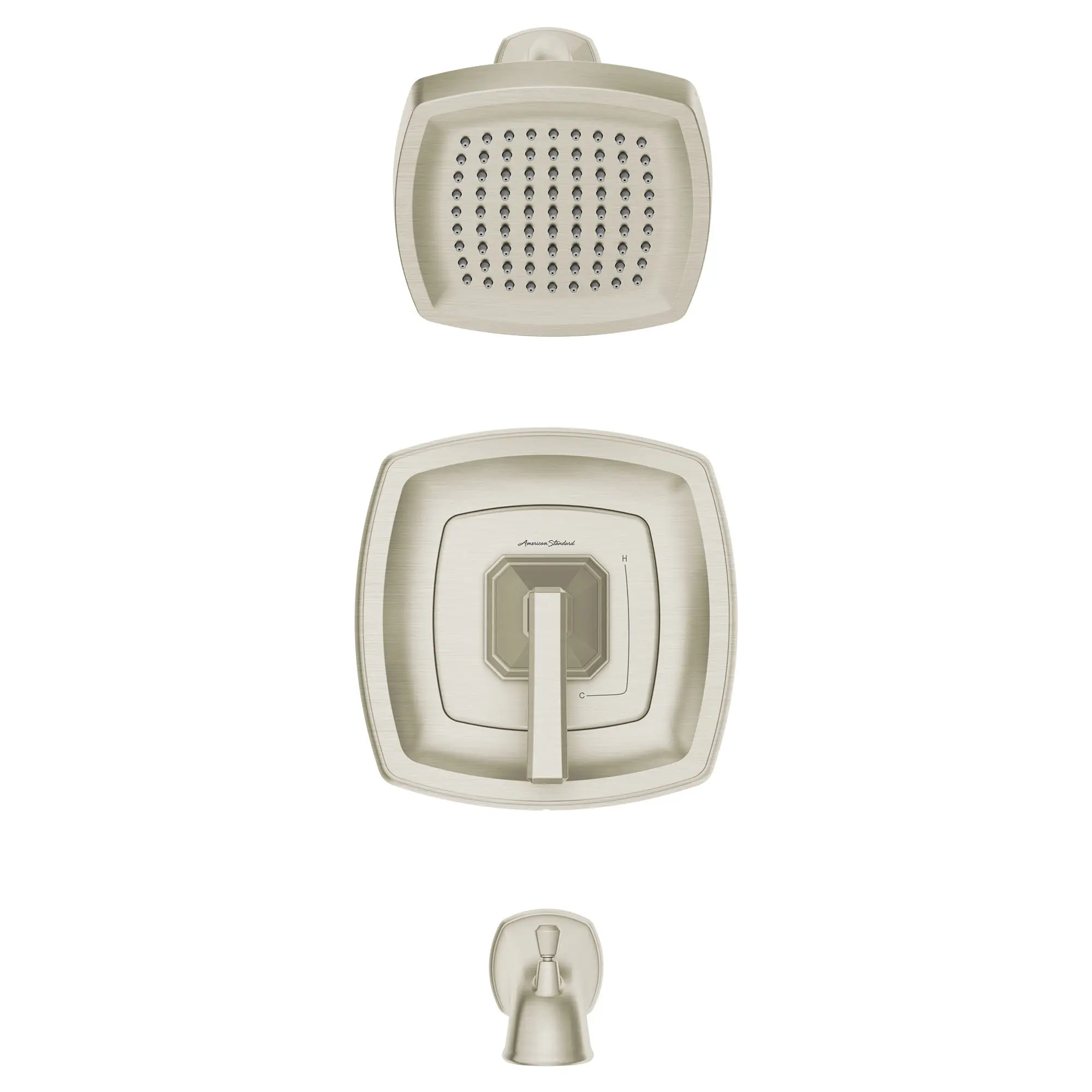 Crawford 2.5 gpm/9.5 L/min Tub and Shower Trim Kit With Showerhead, Double Ceramic Pressure Balance Cartridge With Lever Handle - Image 19