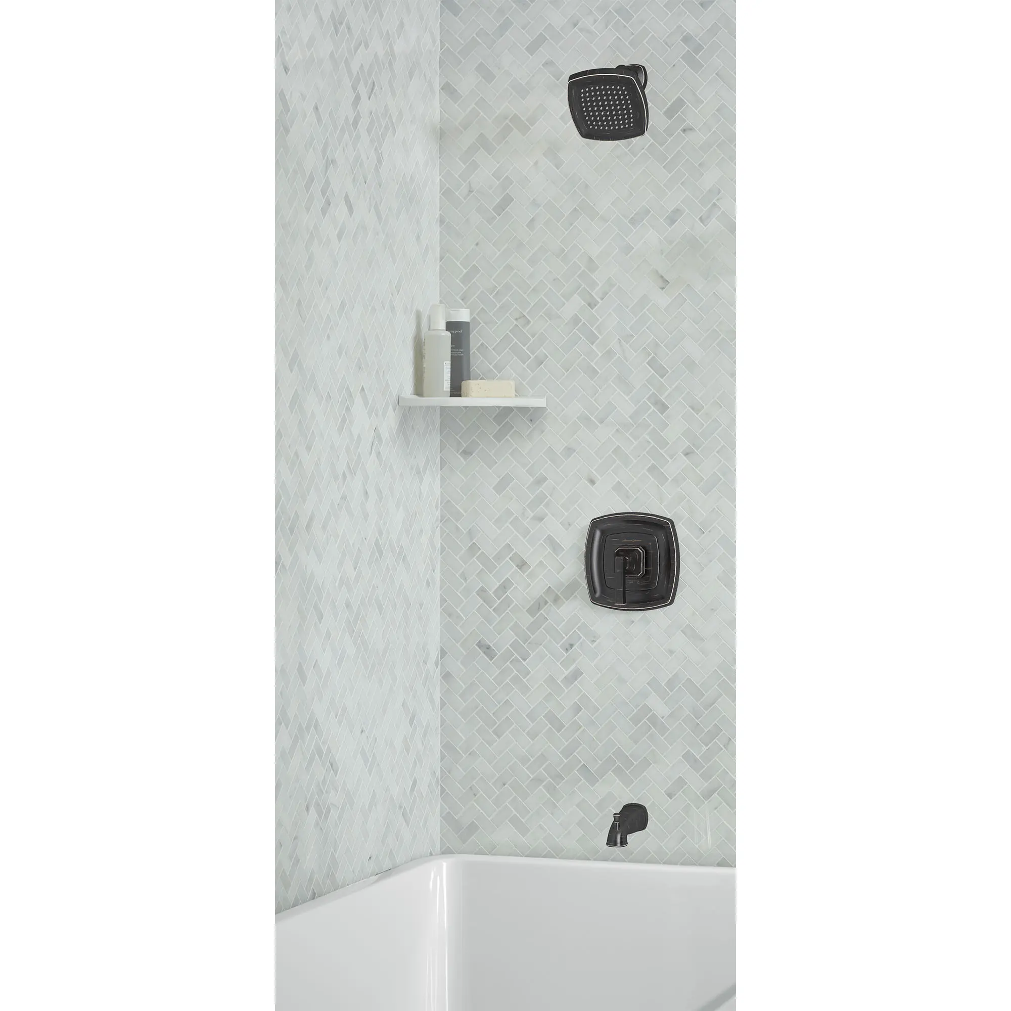 Crawford 2.5 gpm/9.5 L/min Tub and Shower Trim Kit With Showerhead, Double Ceramic Pressure Balance Cartridge With Lever Handle - Image 24