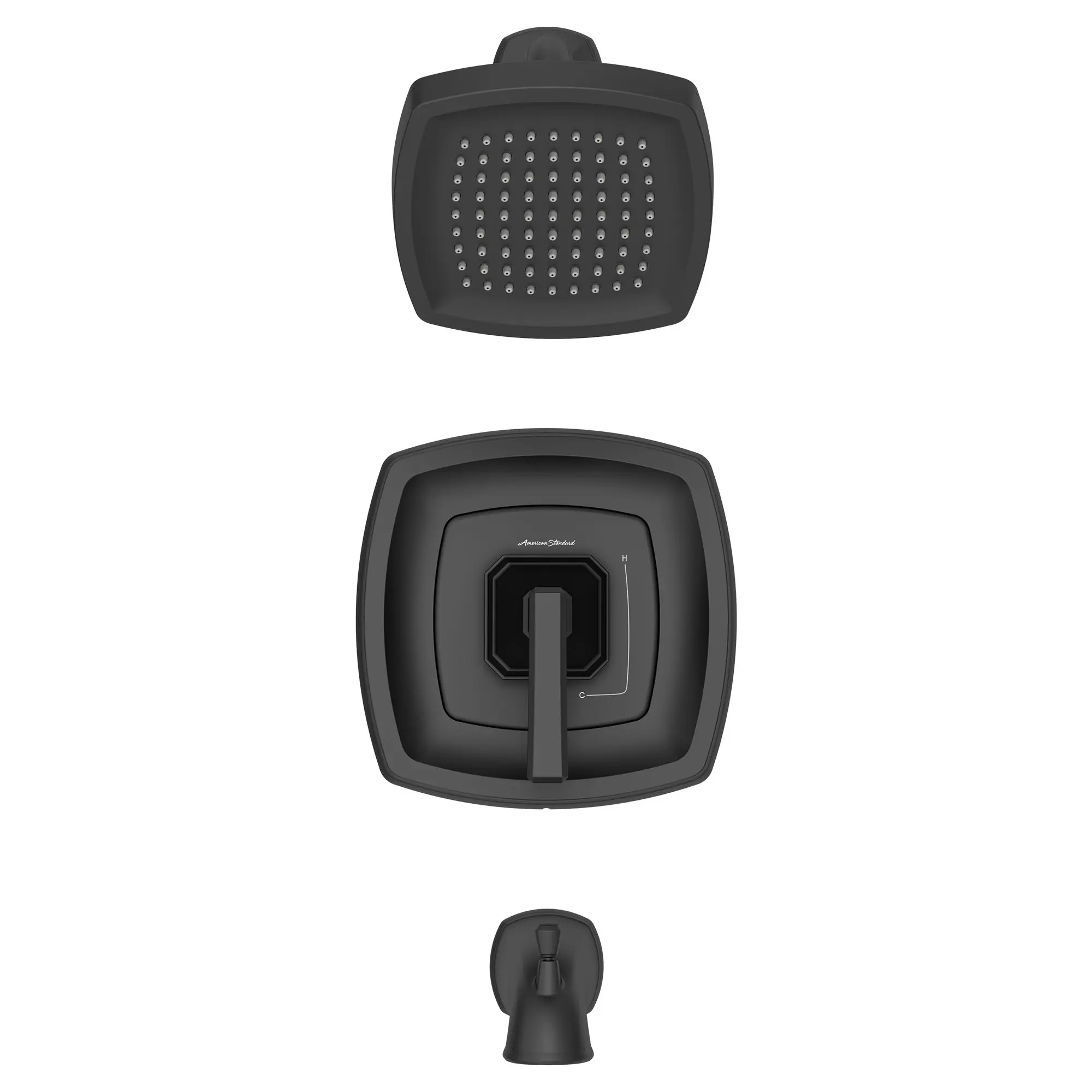 Crawford 2.5 gpm/9.5 L/min Tub and Shower Trim Kit With Showerhead, Double Ceramic Pressure Balance Cartridge With Lever Handle - Image 25