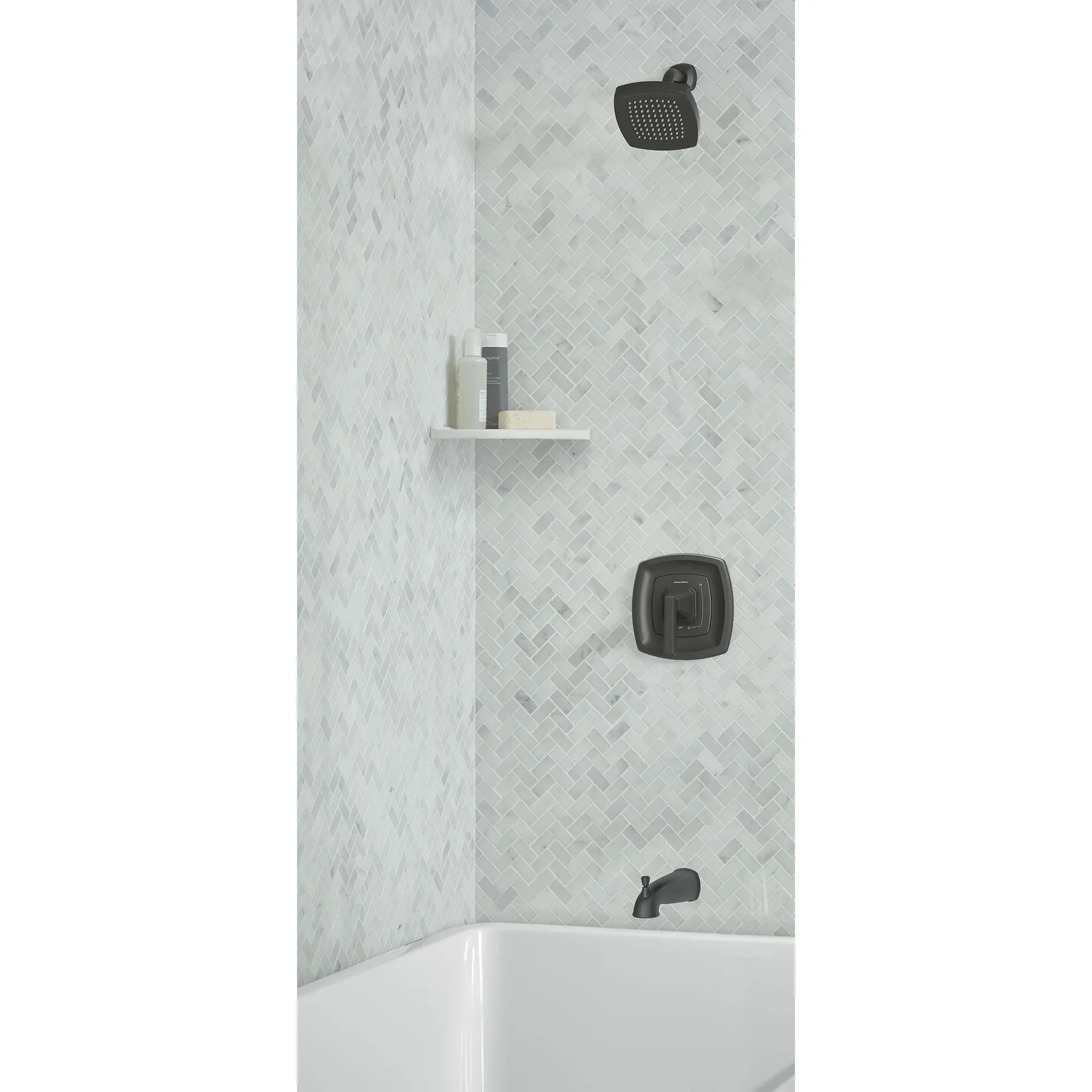 Crawford 2.5 gpm/9.5 L/min Tub and Shower Trim Kit With Showerhead, Double Ceramic Pressure Balance Cartridge With Lever Handle - Image 28