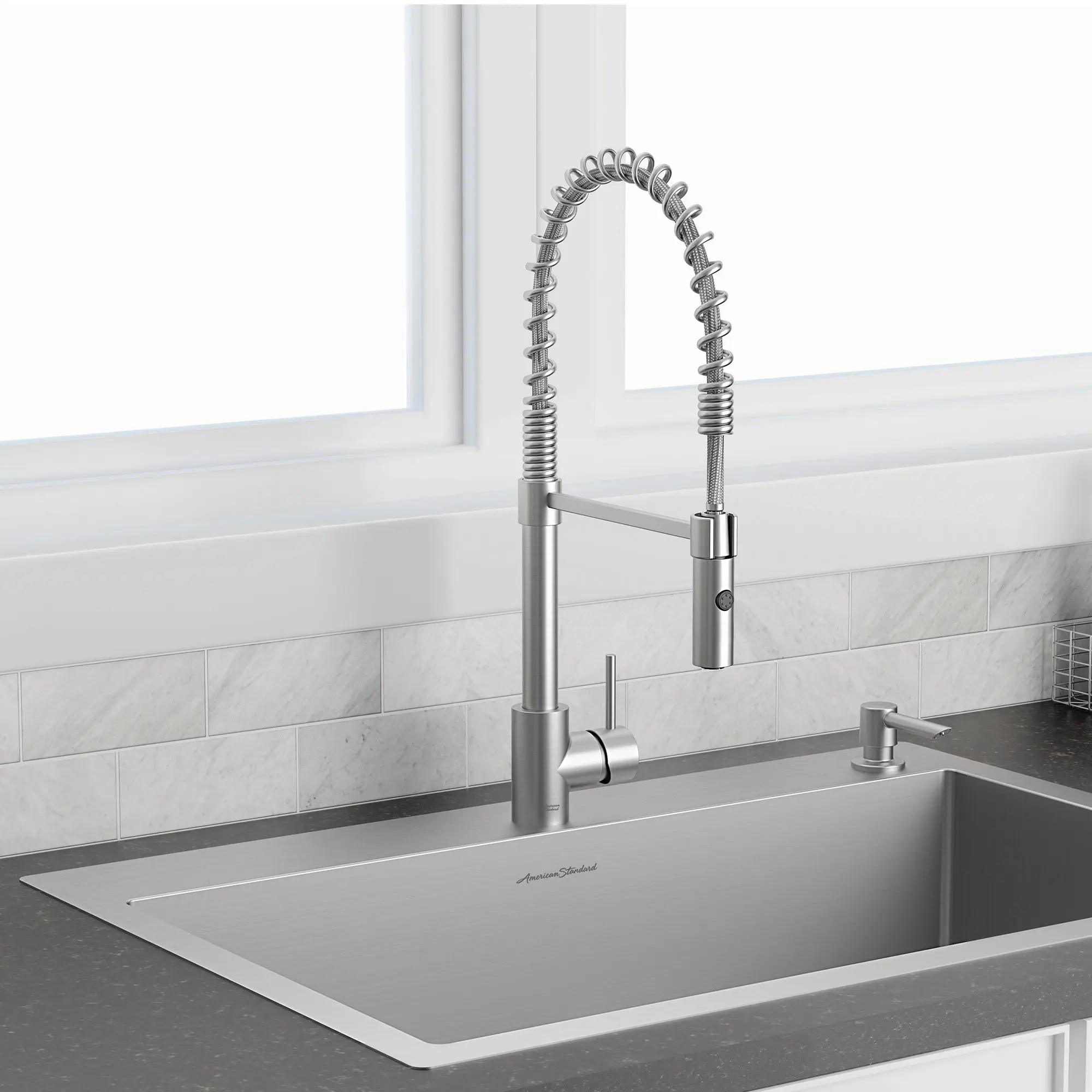 Culver®33 x 22-Inch Stainless Steel Kitchen Sink with Semi-Pro Faucet - Image 20