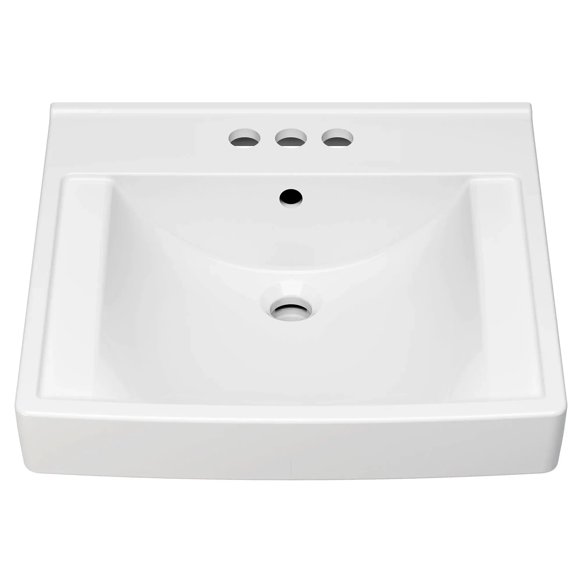 Decorum® 21 x 20-1/4-Inch (533 x 514 mm) Wall-Hung EverClean® Sink With 4-Inch Centerset - Image 2