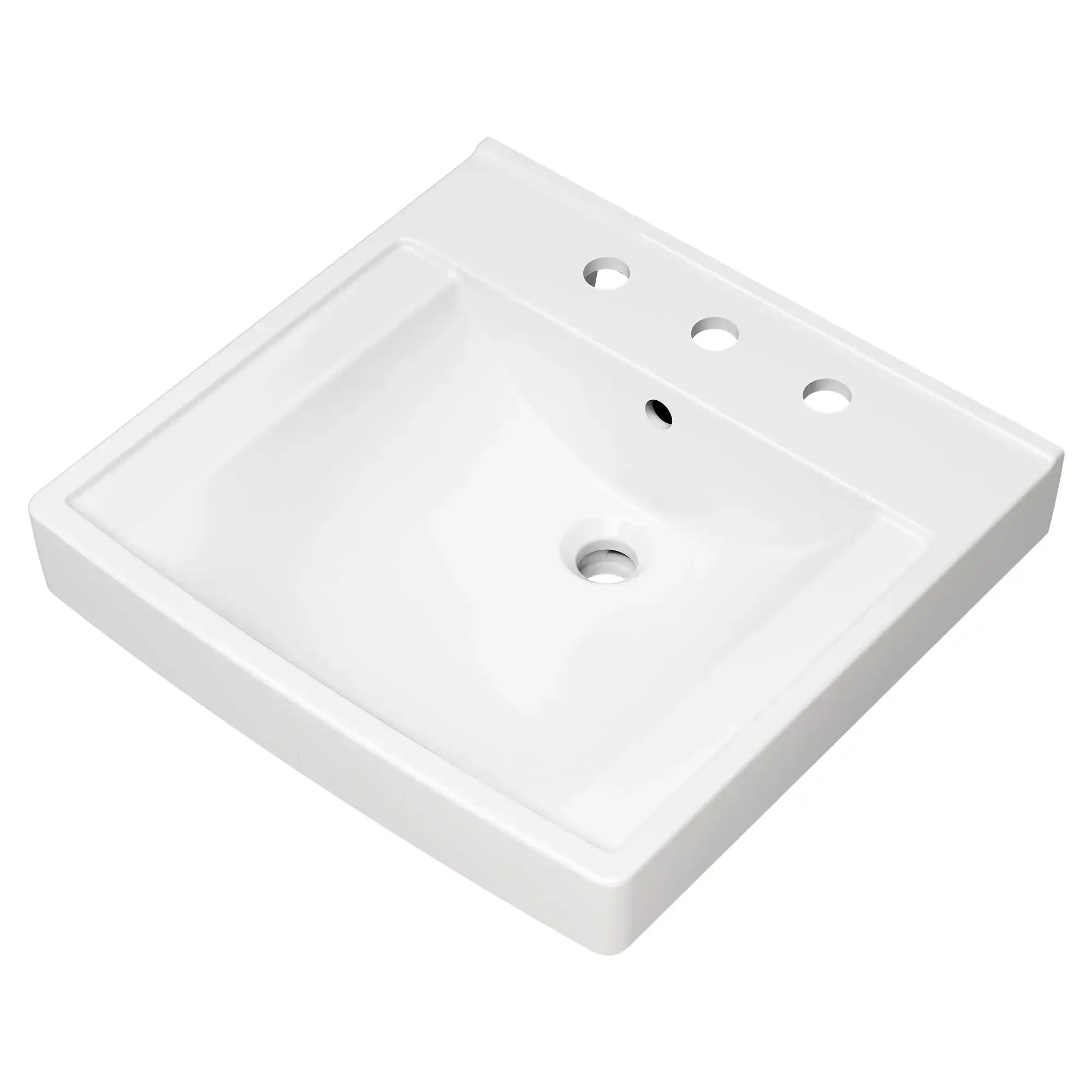 Decorum® 21 x 20-1/4-Inch (533 x 514 mm) Wall-Hung EverClean® Sink With 8-Inch Widespread - Image 4