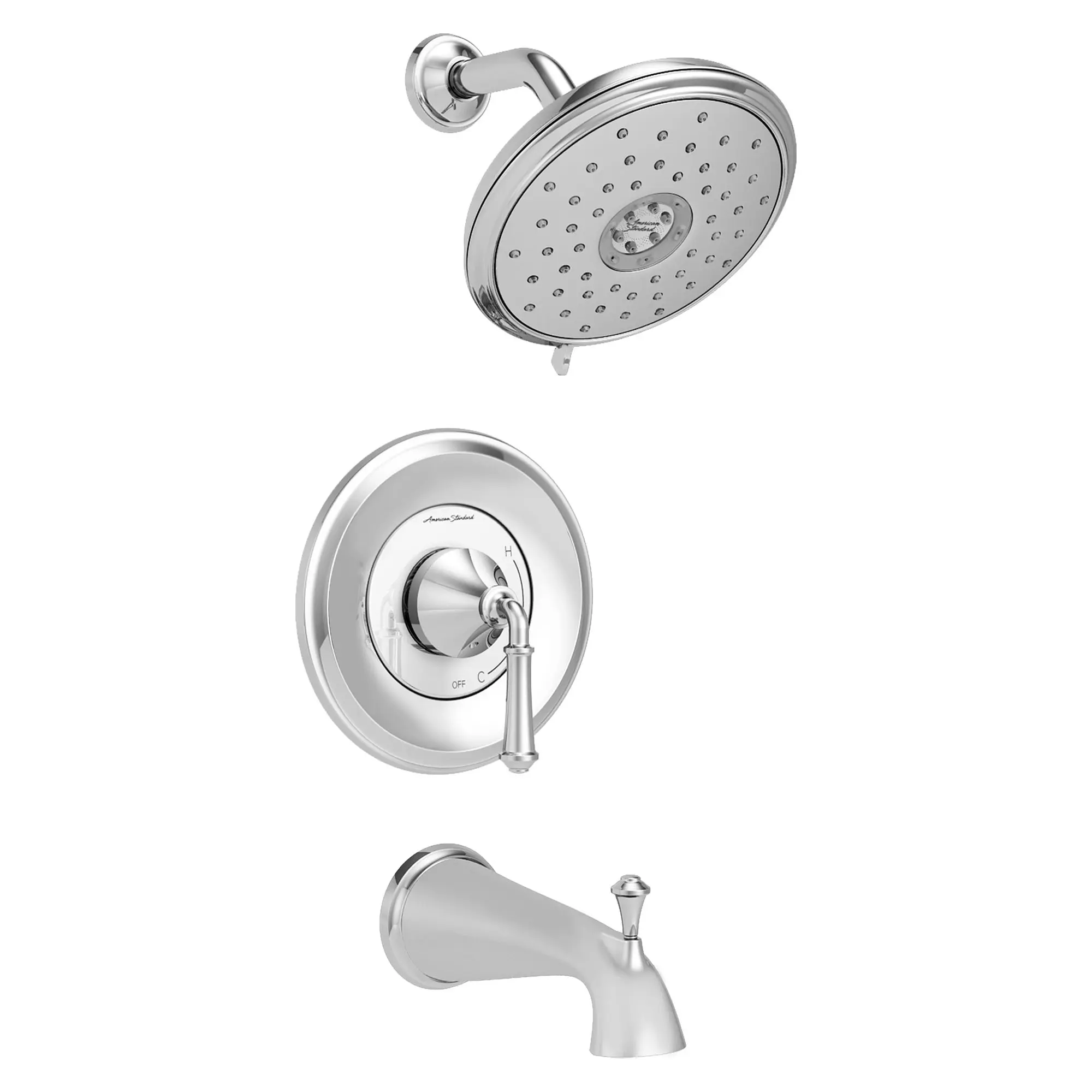 Delancey® 1.8 gpm/6.8 L/min Tub and Shower Trim Kit With Water-Saving 4-Function Showerhead and Lever Handle - Image 3