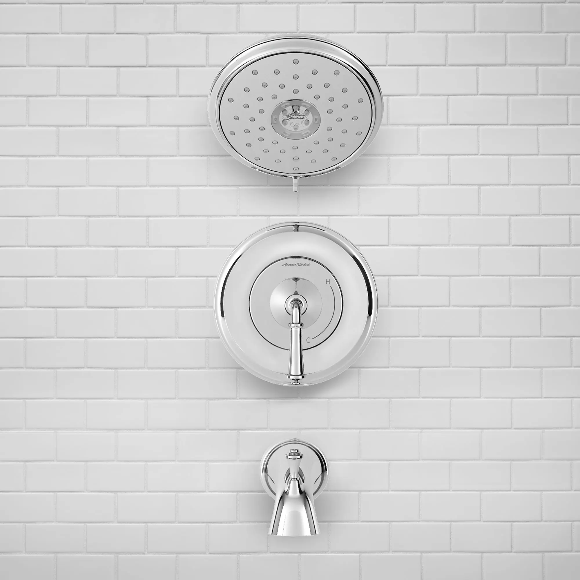Delancey® 1.8 gpm/6.8 L/min Tub and Shower Trim Kit With Water-Saving 4-Function Showerhead and Lever Handle - Image 4