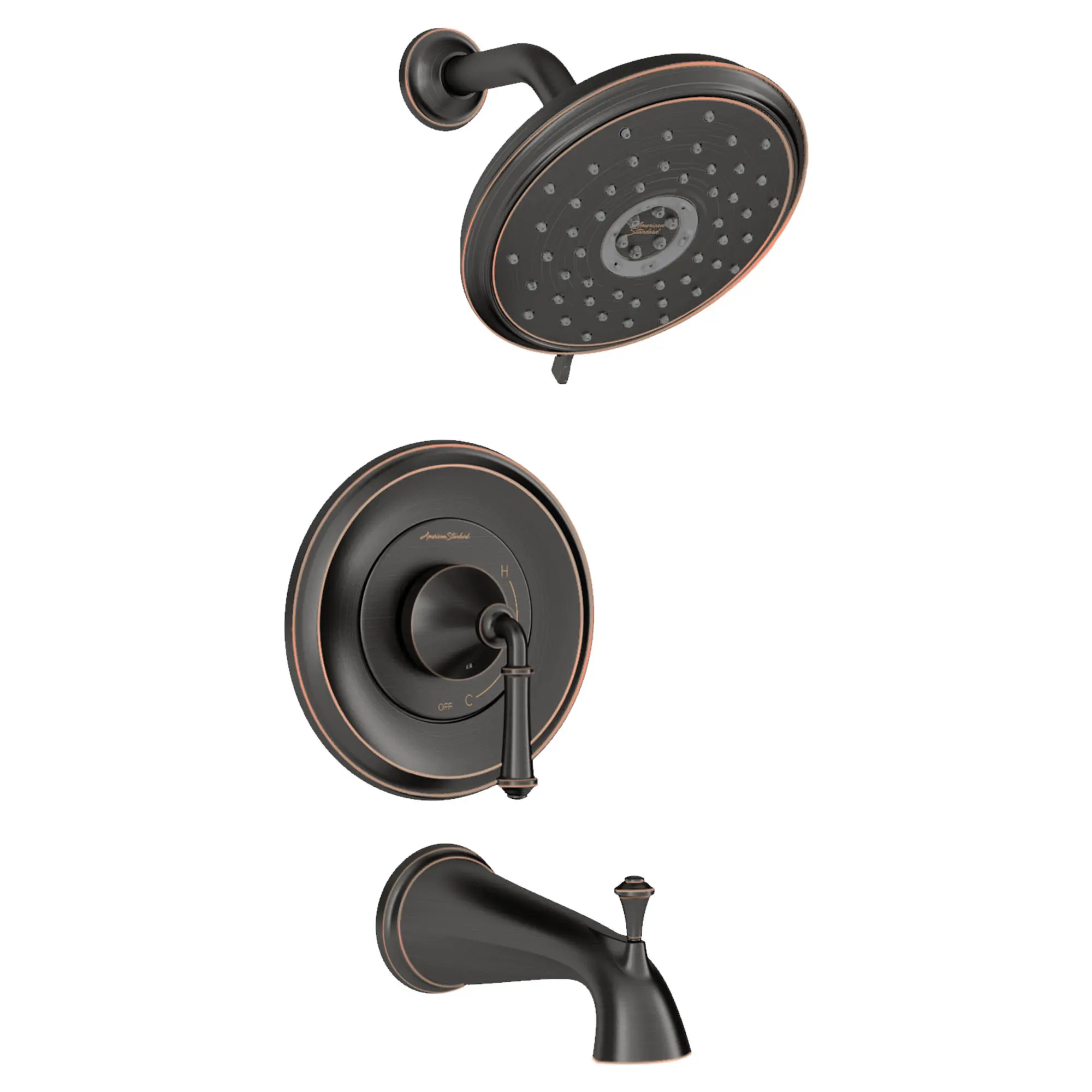 Delancey® 2.5 gpm/9.4 L/min Tub and Shower Trim Kit With 4-Function Showerhead and Lever Handle - Image 6