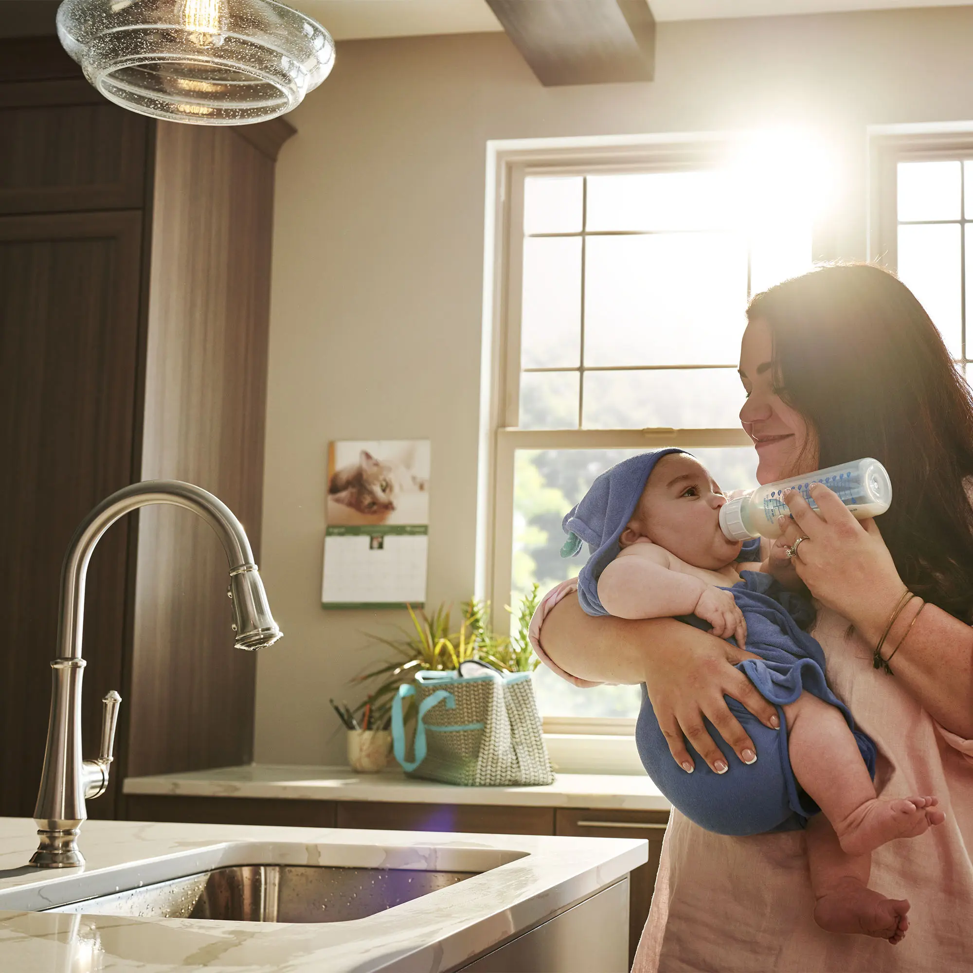 Delancey® Single-Handle Pull-Down Dual Spray Function Kitchen Faucet 1.5 gpm/5.7 L/min - Image 53