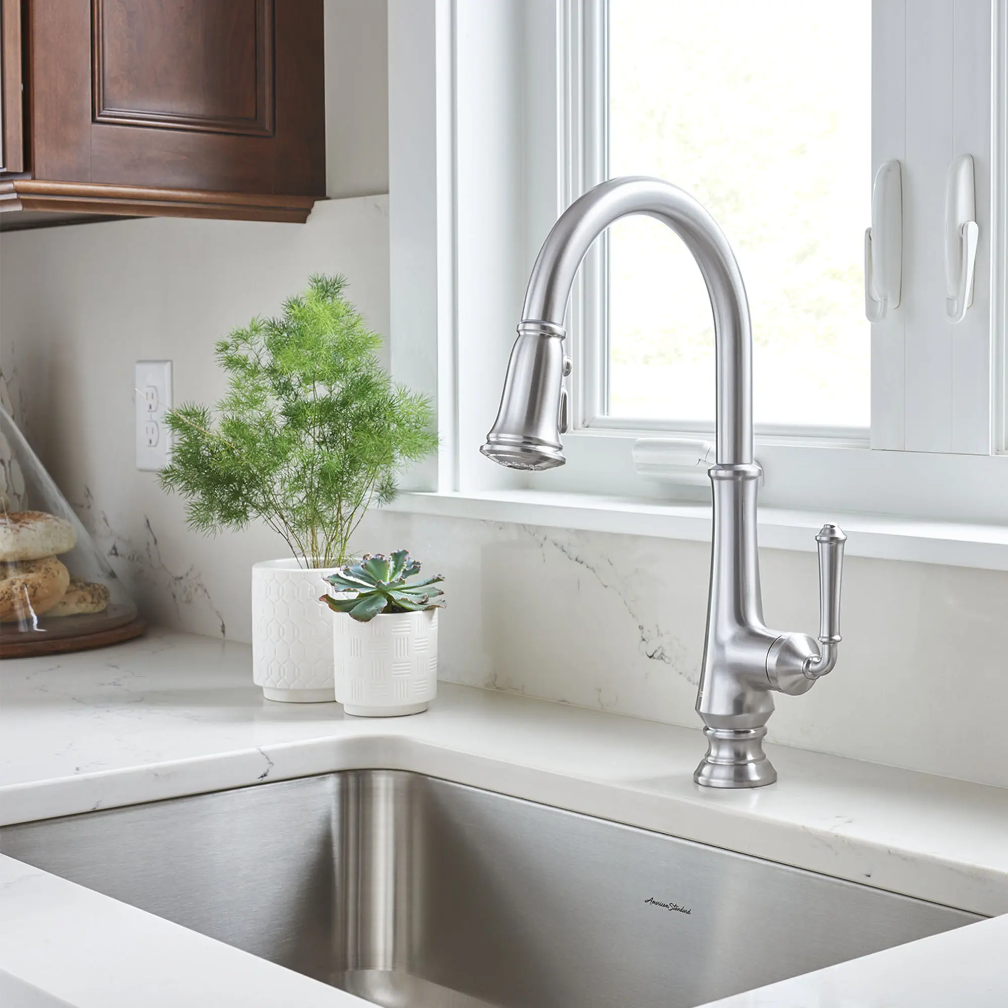 Delancey® Single-Handle Pull-Down Dual Spray Function Kitchen Faucet 1.5 gpm/5.7 L/min - Image 57