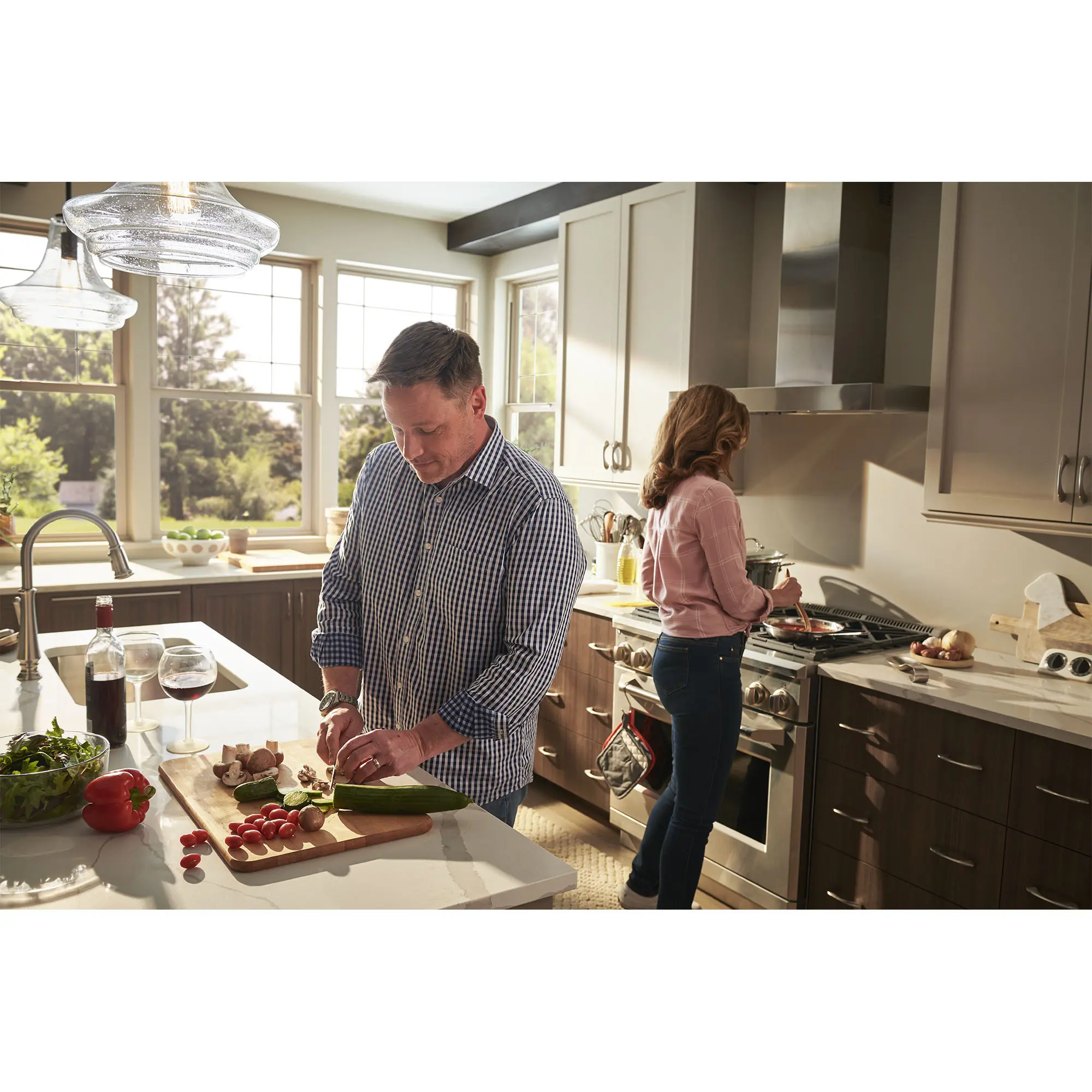 Delancey® Single-Handle Pull-Down Dual Spray Function Kitchen Faucet 1.5 gpm/5.7 L/min - Image 67