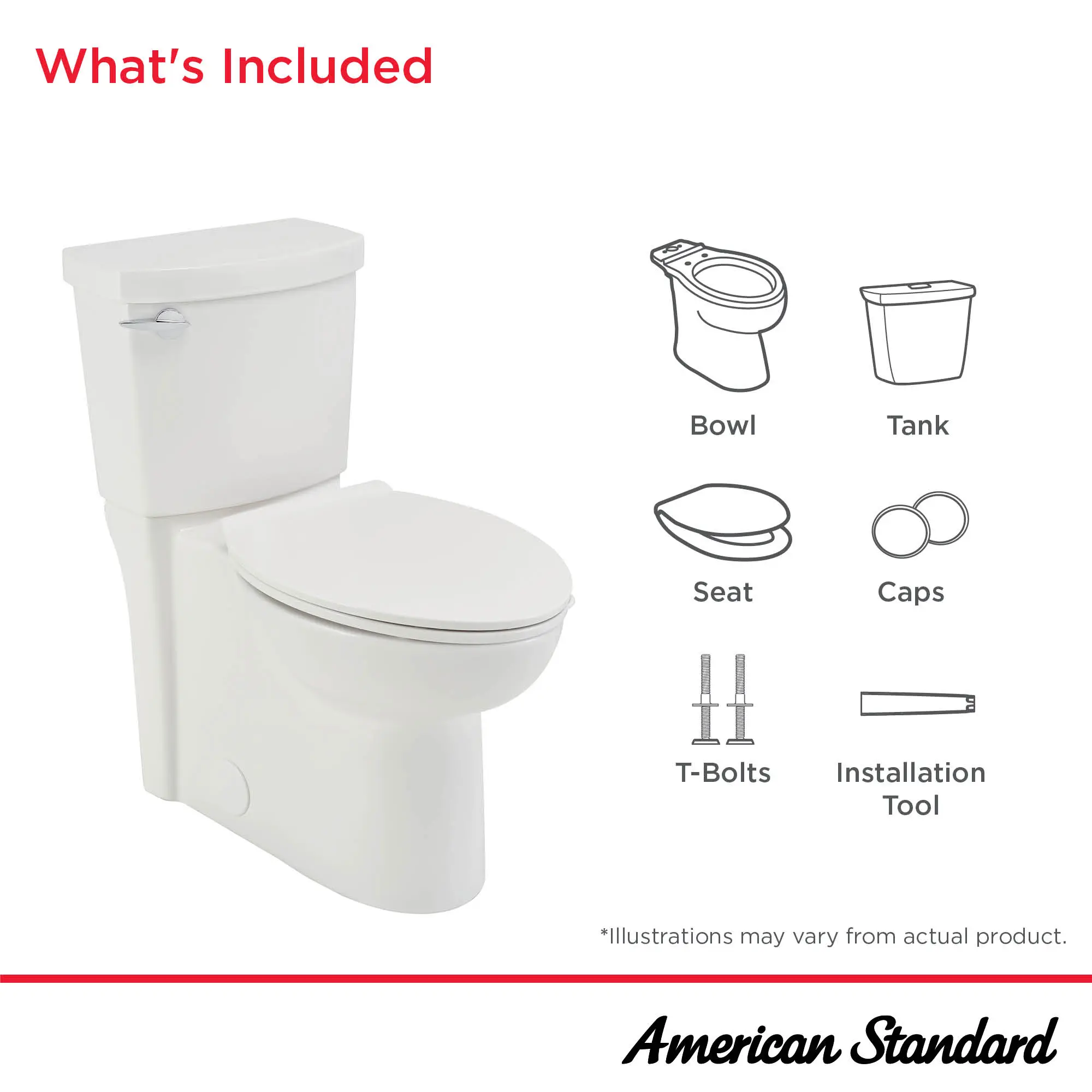 Edgemere 1.6 GPF/6.0 LPF 1.1 GPF/4.1 LPF Dual Flush Elongated-Front Toilet with Seat - Image 12