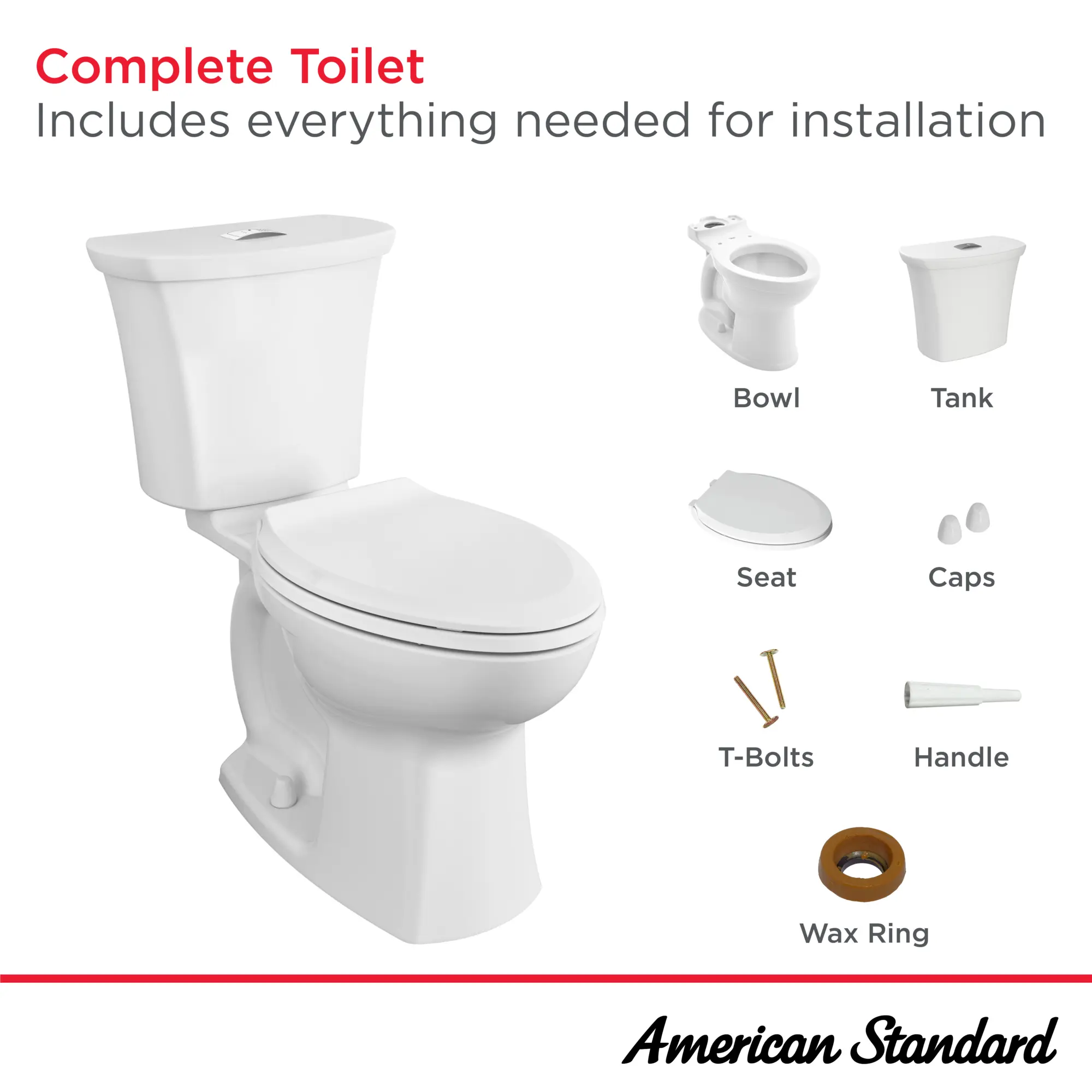 Edgemere 1.6 GPF/6.0 LPF 1.1 GPF/4.1 LPF Dual Flush Elongated-Front Toilet with Seat - Image 19