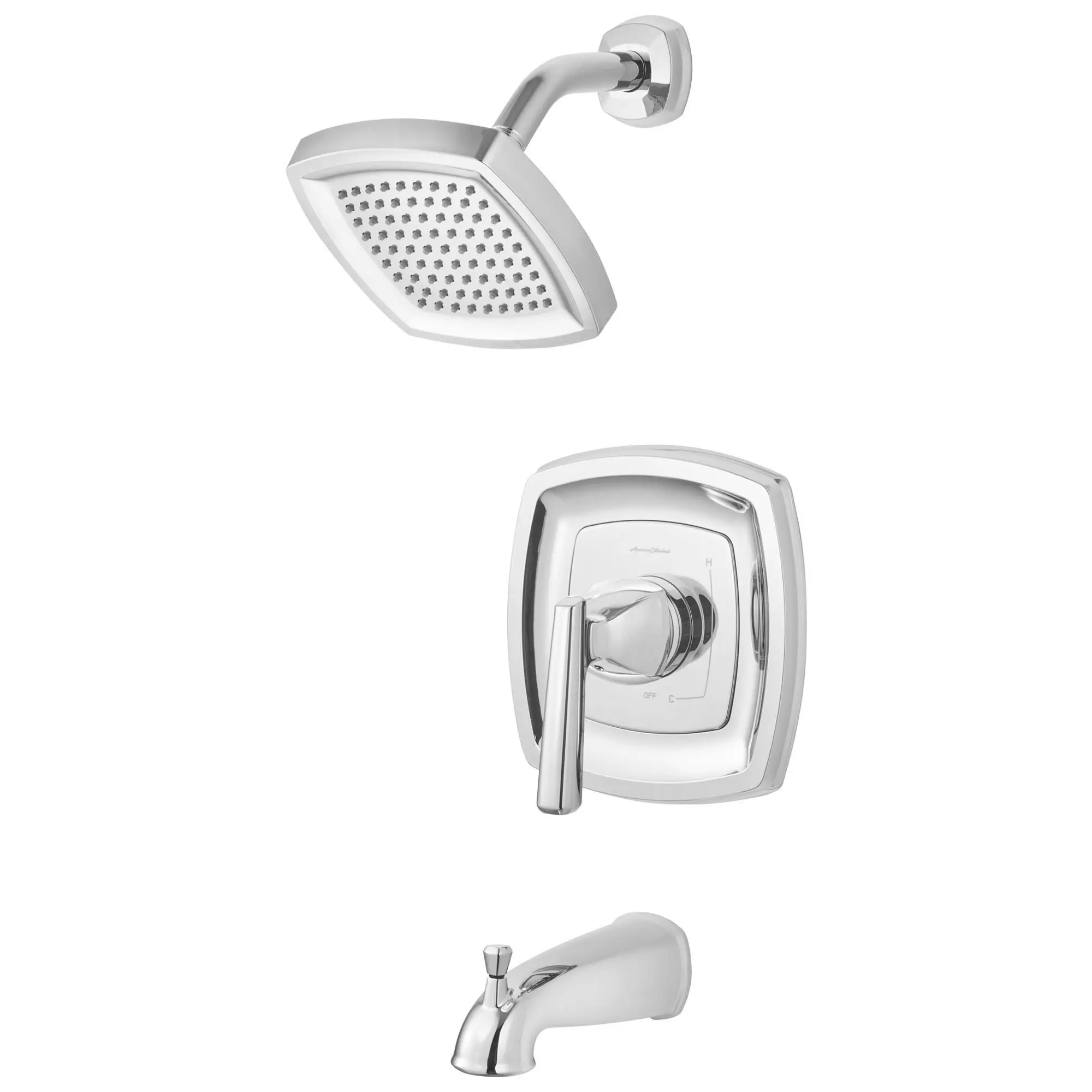 Edgemere 1.8 GPM Tub and Shower Trim Kit with Lever Handle - Image 4