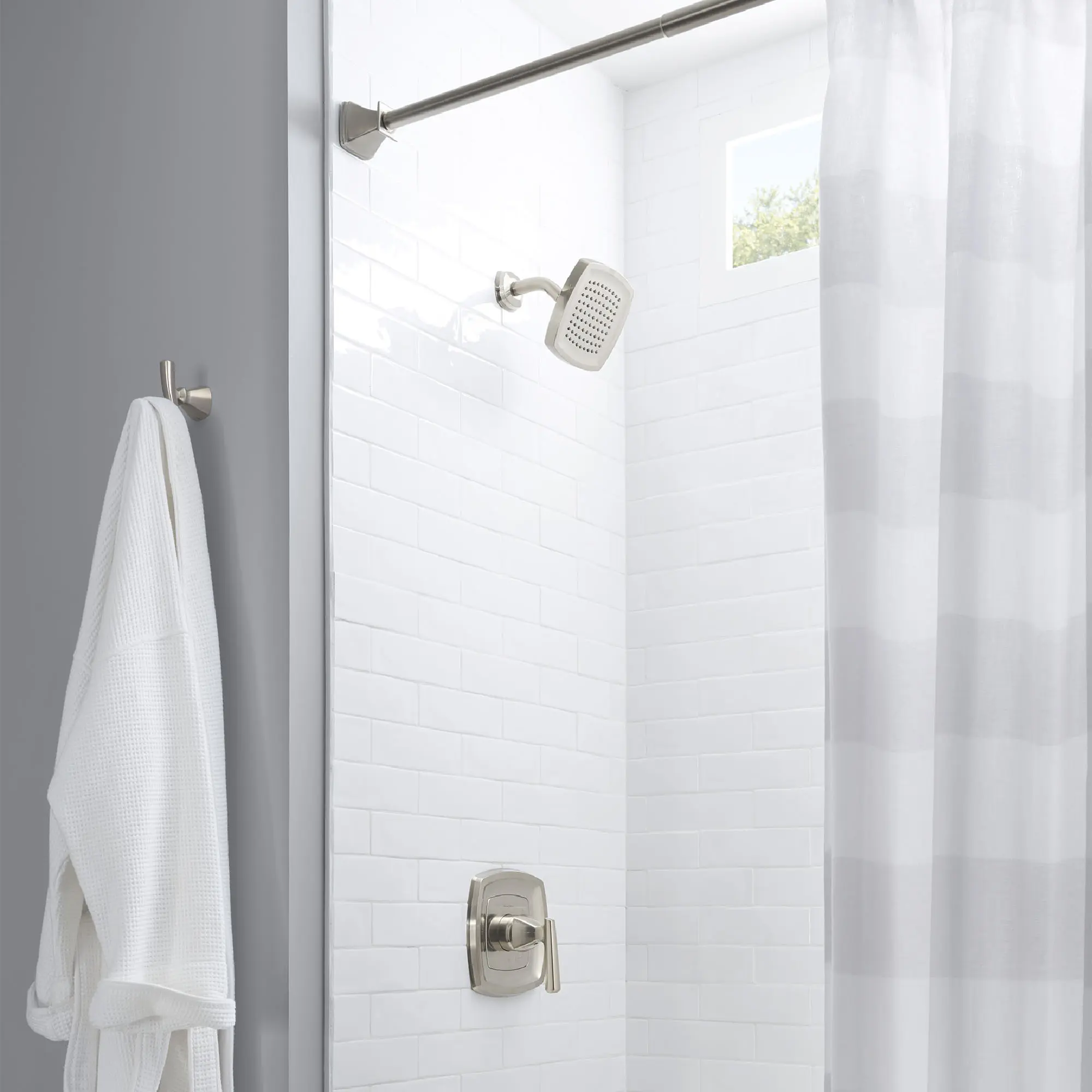 Edgemere® 1.8 gpm/6.8 L/min Shower Trim Kit With Water-Saving Showerhead, Double Ceramic Pressure Balance Cartridge With Lever Handle - Image 29