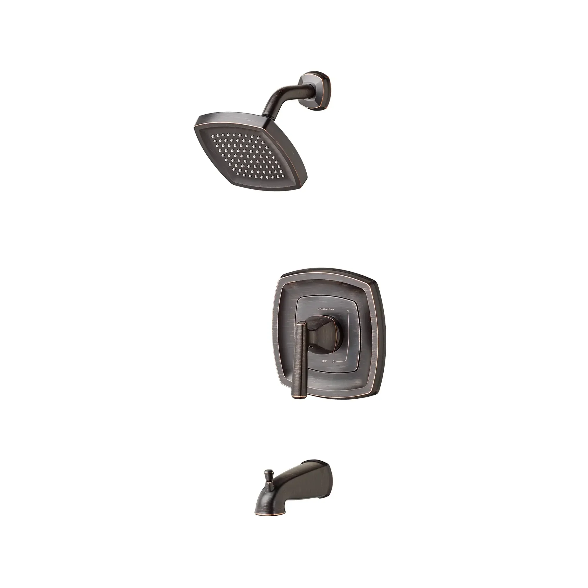 Edgemere® 2.5 gpm/9.5 L/min Tub and Shower Trim Kit With Showerhead, Double Ceramic Pressure Balance Cartridge With Lever Handle - Image 18