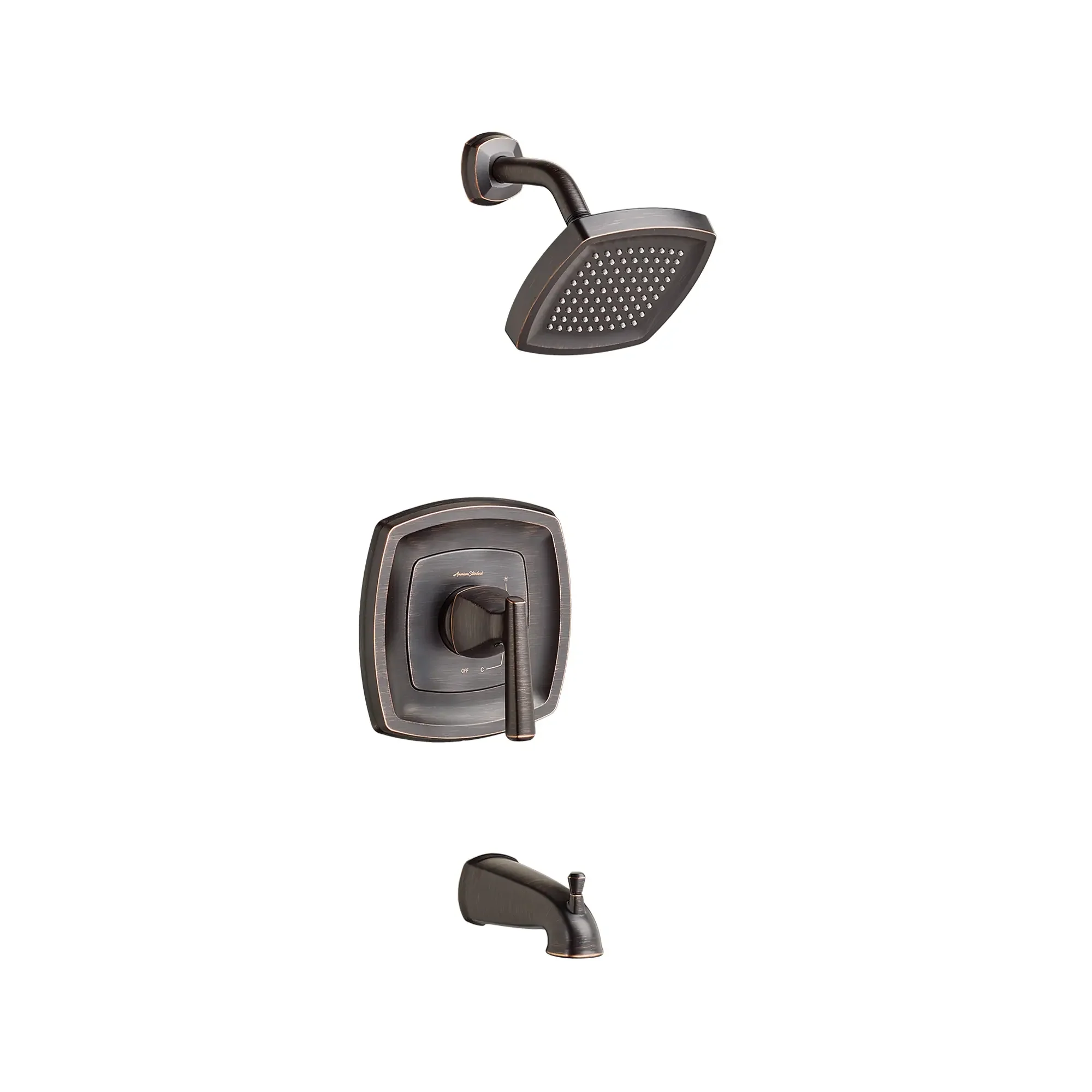 Edgemere® 2.5 gpm/9.5 L/min Tub and Shower Trim Kit With Showerhead, Double Ceramic Pressure Balance Cartridge With Lever Handle - Image 21