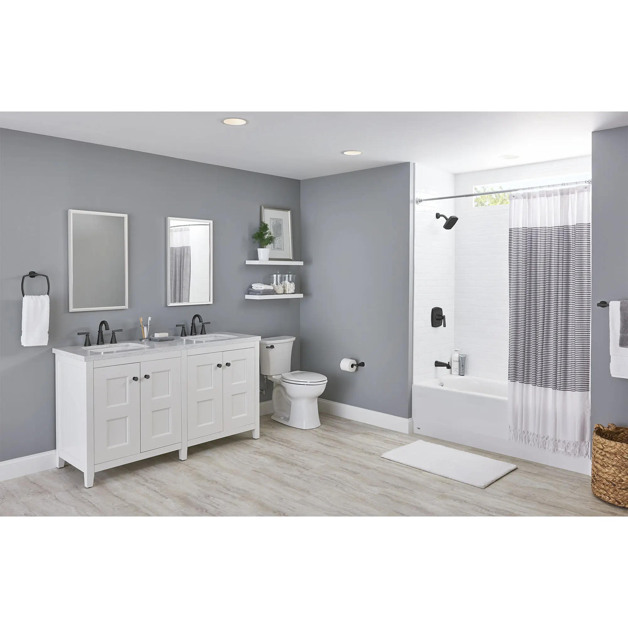 Edgemere® 8-Inch Widespread 2-Handle Bathroom Faucet 1.2 gpm/4.5 L/min With Lever Handles - Image 5