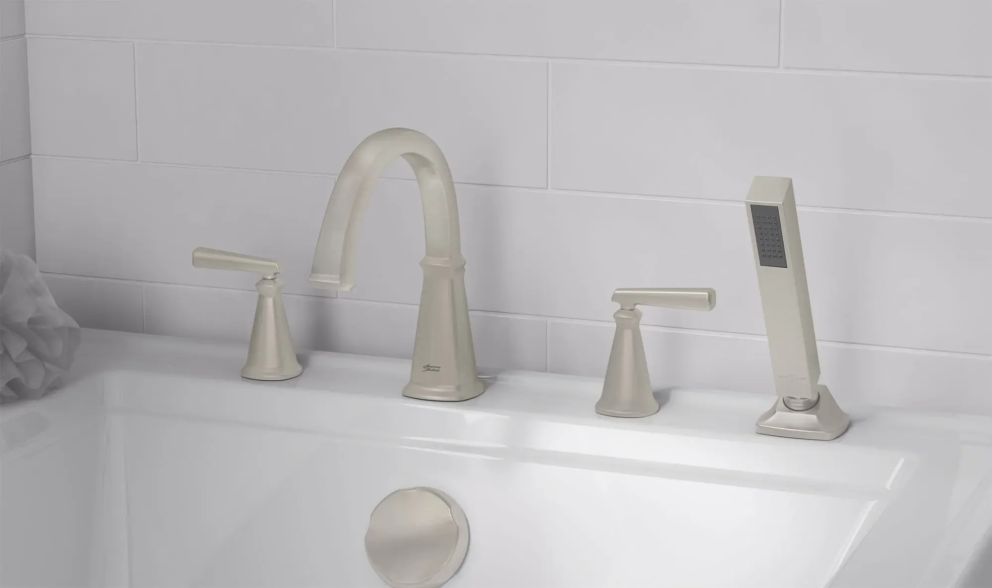 Edgemere® Bathtub Faucet With Lever Handles and Personal Shower for Flash® Rough-In Valve - Image 8